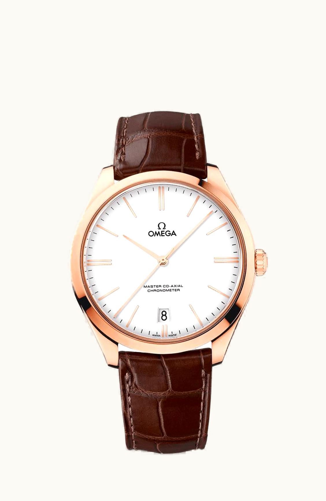 Omega De Ville Trésor Master Co-Axial Sedna Gold / White Enamel
