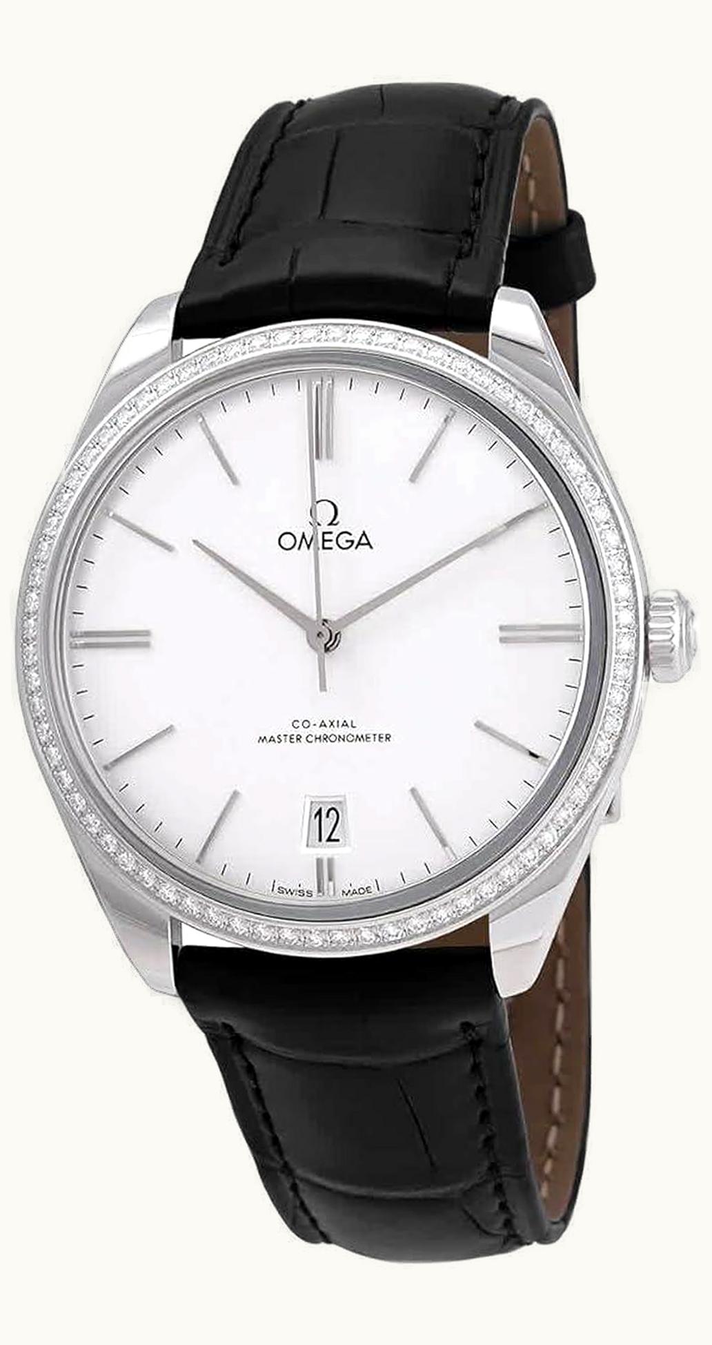 Omega De Ville Trésor Master Chronometer Stainless Steel / Diamond / Silver