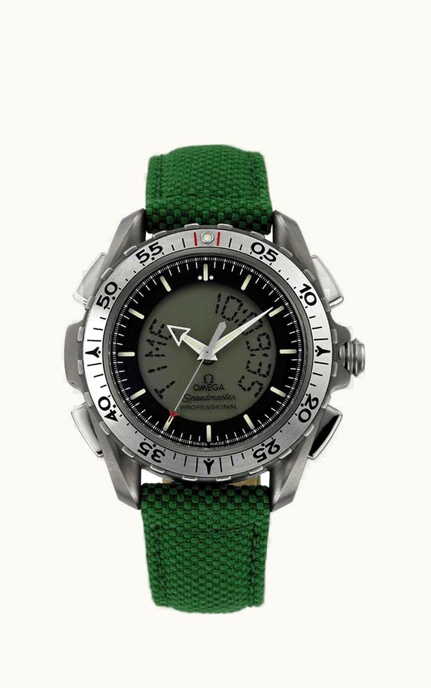 Omega Speedmaster X-33 Titanium / Green Kevlar / 2nd Gen