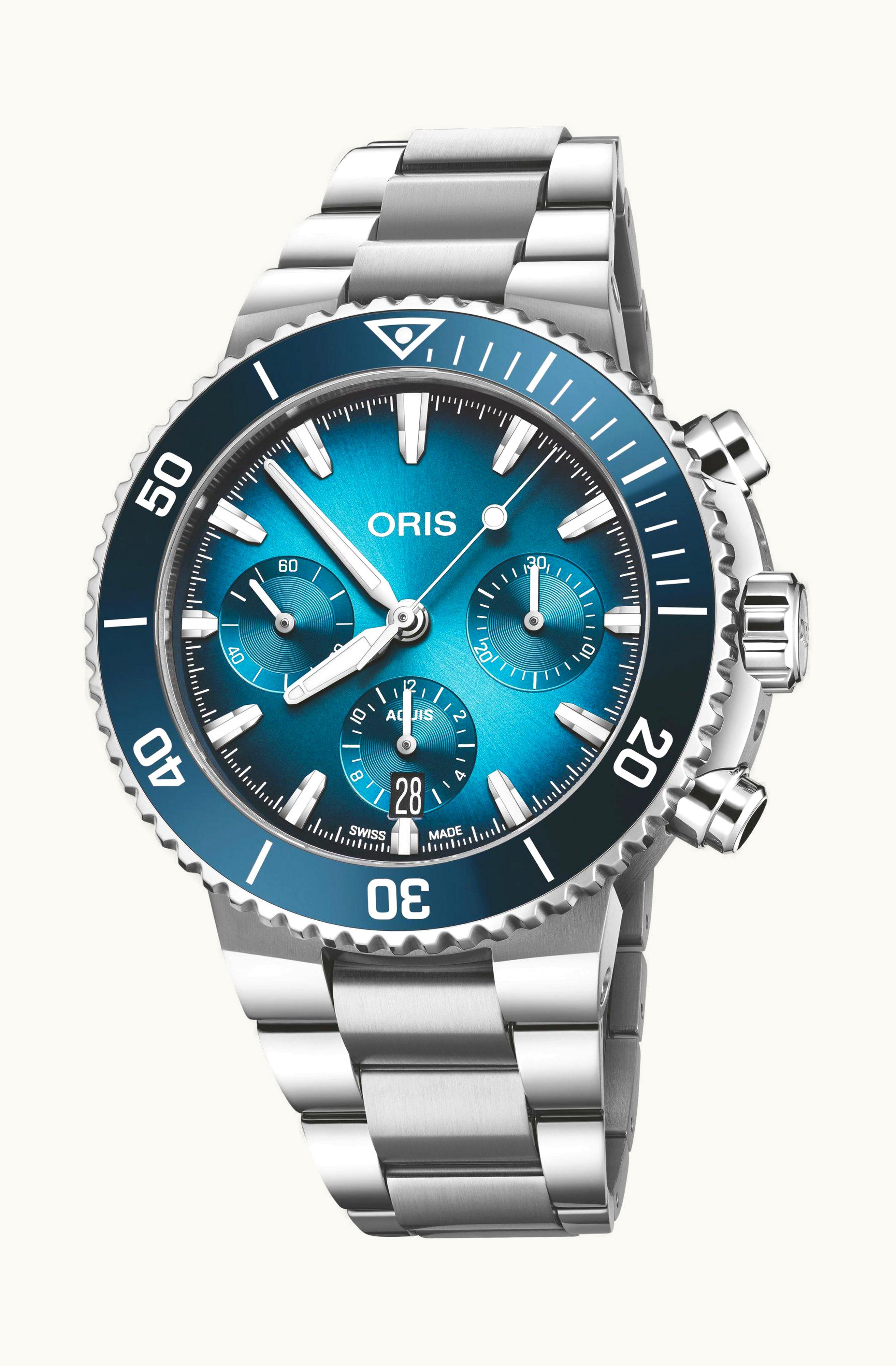 Oris Aquis Chronograph 43.5 Smiley Face
