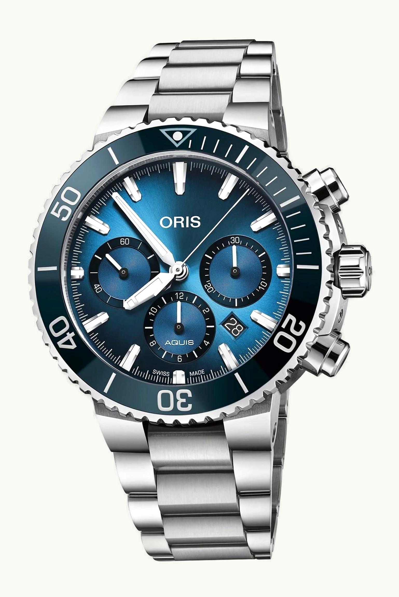 Oris Aquis Chronograph 45.5 Blue Whale Limited Edition