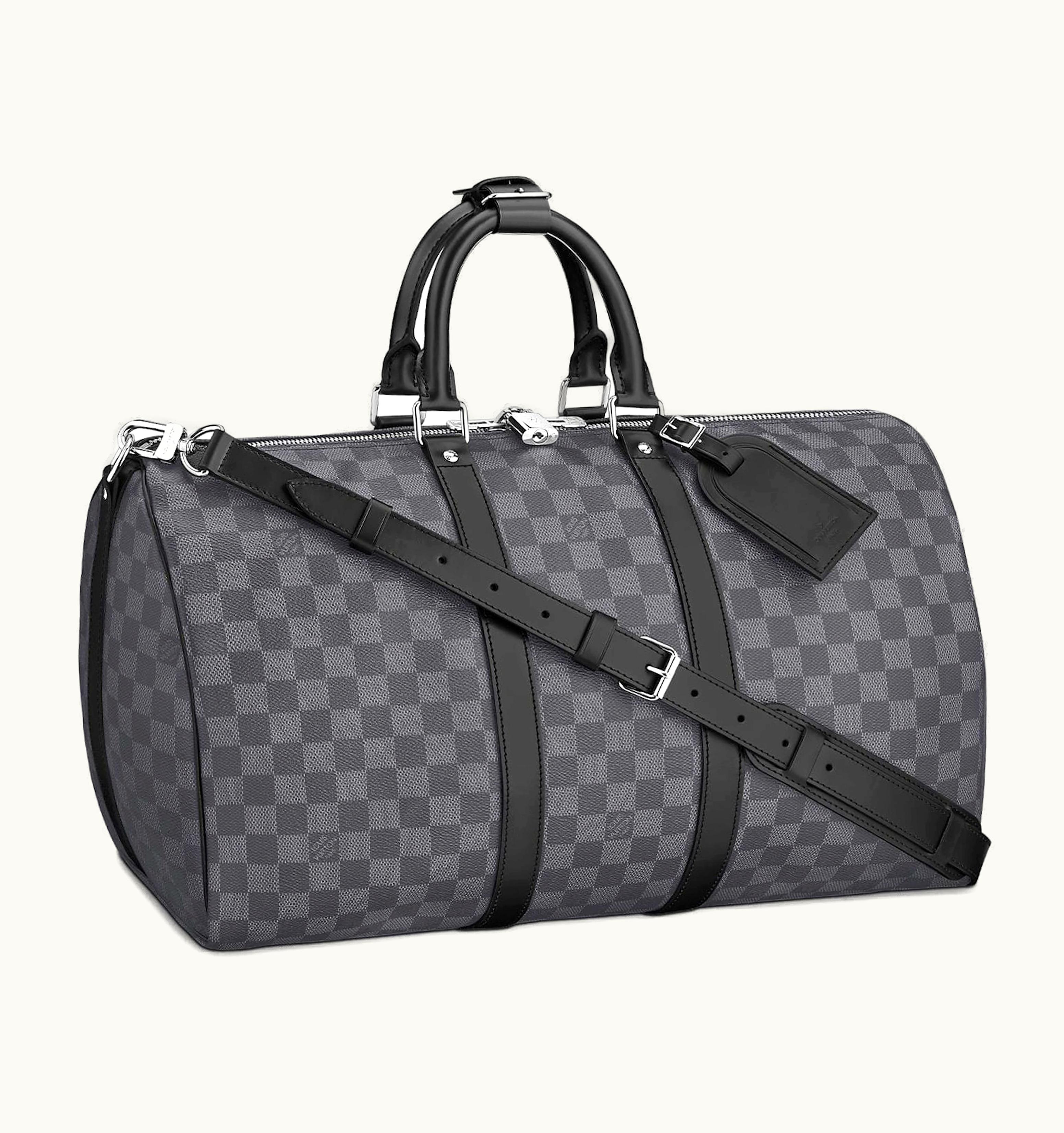 Louis Vuitton Louis Vuitton Keepall Bandouliere Damier Graphite 45 Black/Graphite