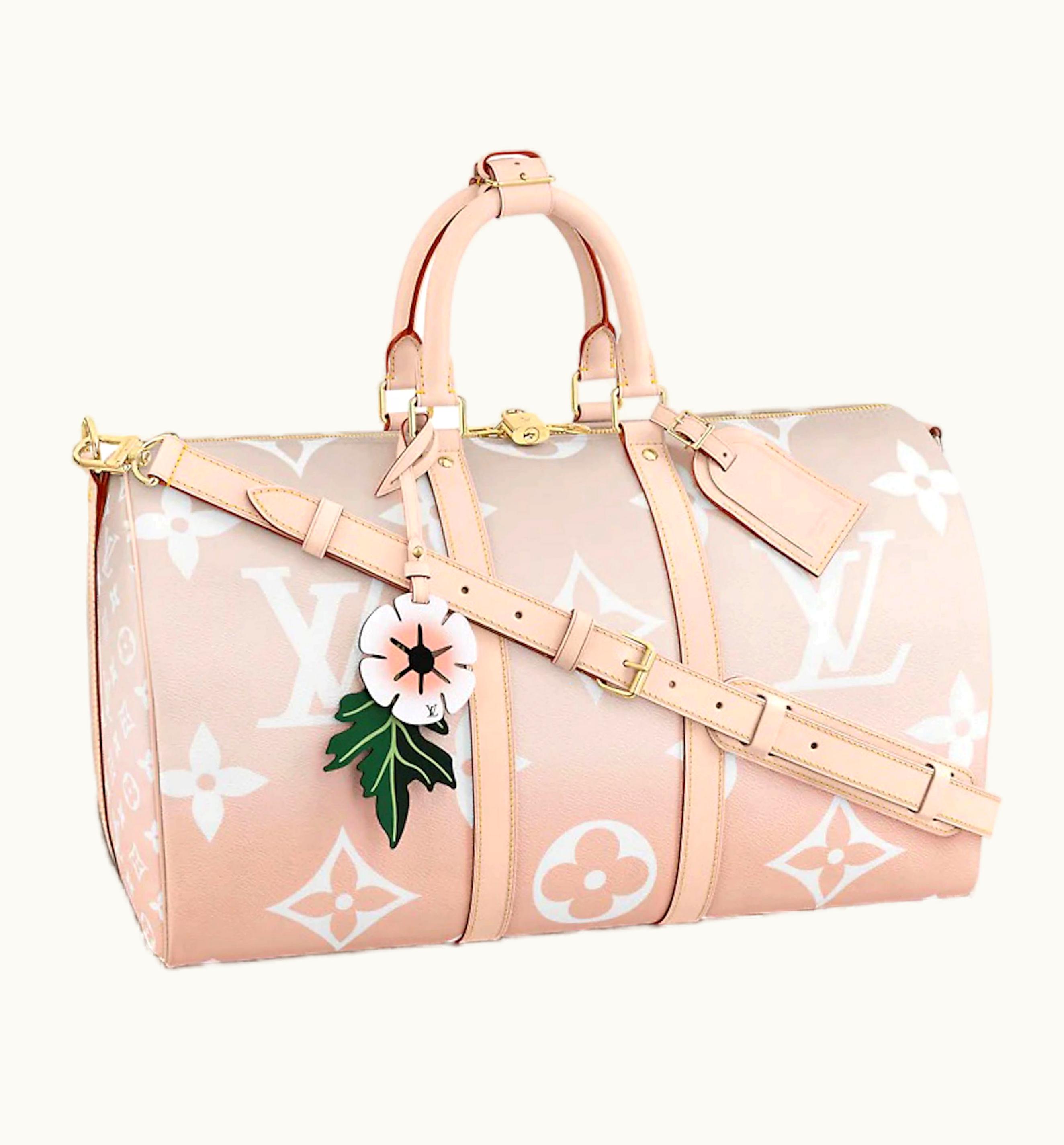 Louis Vuitton Louis Vuitton Keepall Bandouliere Gradient Pastel 45 Mist Gray