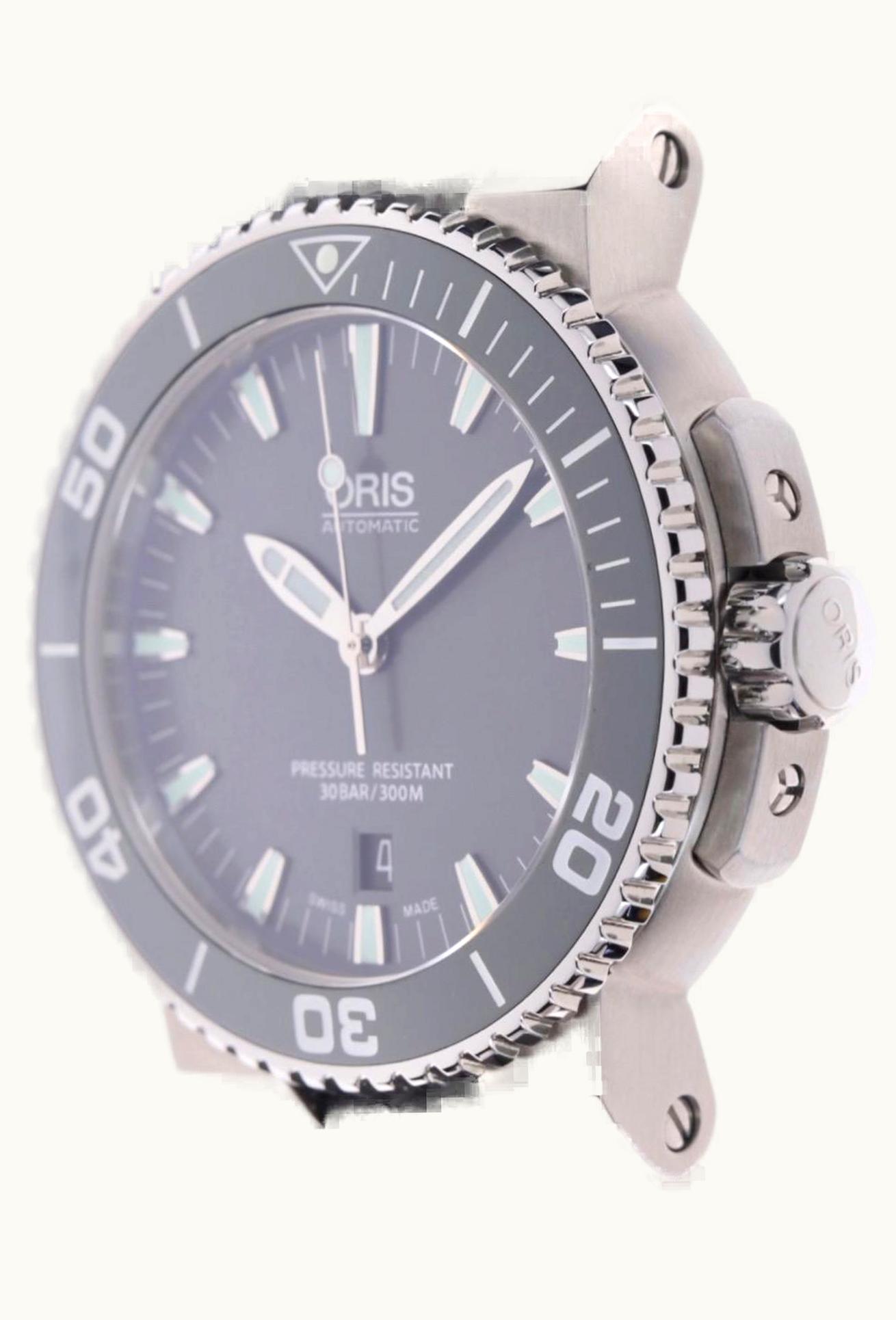 Oris Aquis Date 43 Stainless Steel / Grey / Rubber