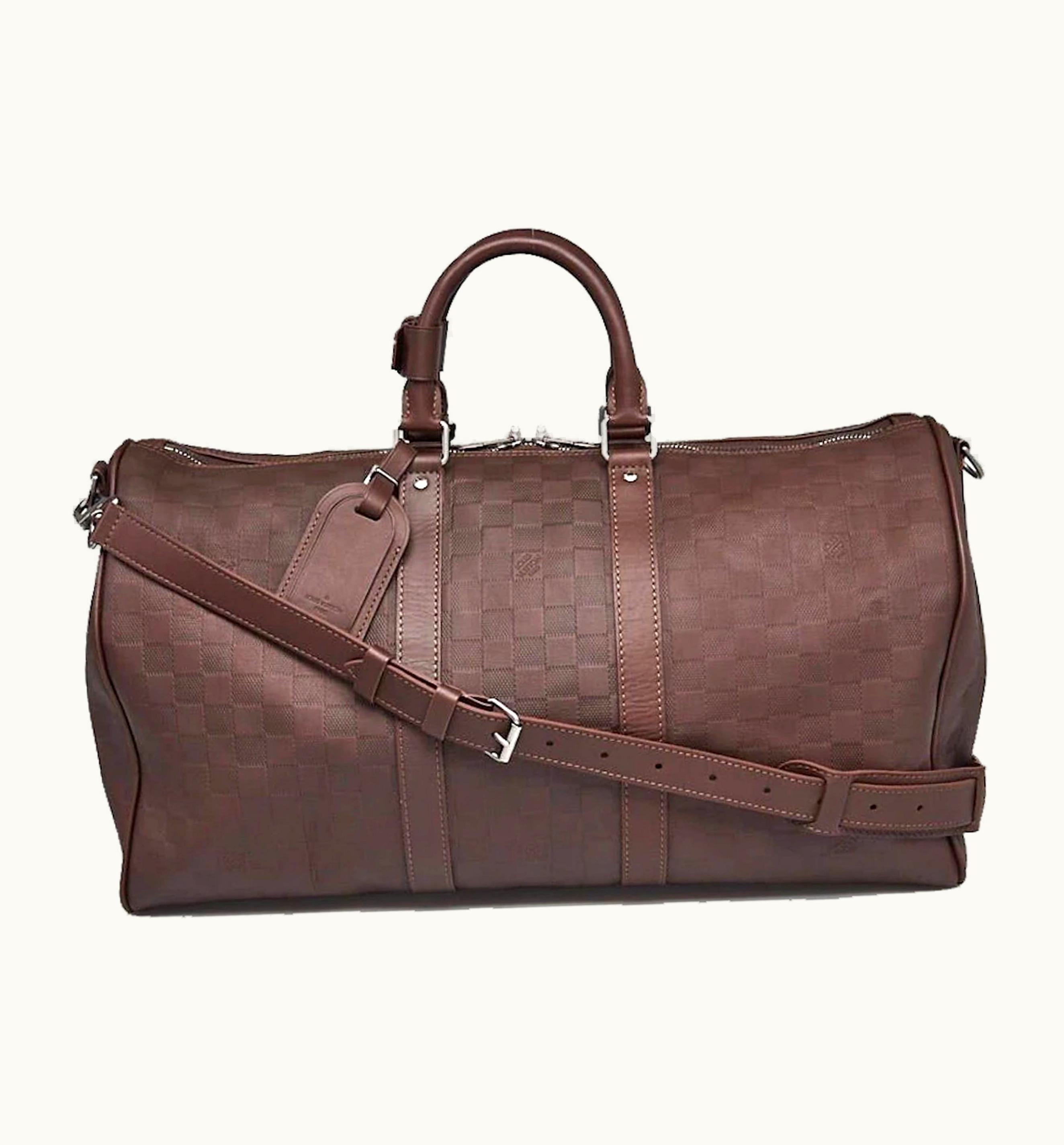 Louis Vuitton Louis Vuitton Keepall Bandouliere Damier Infini 45 Meteor