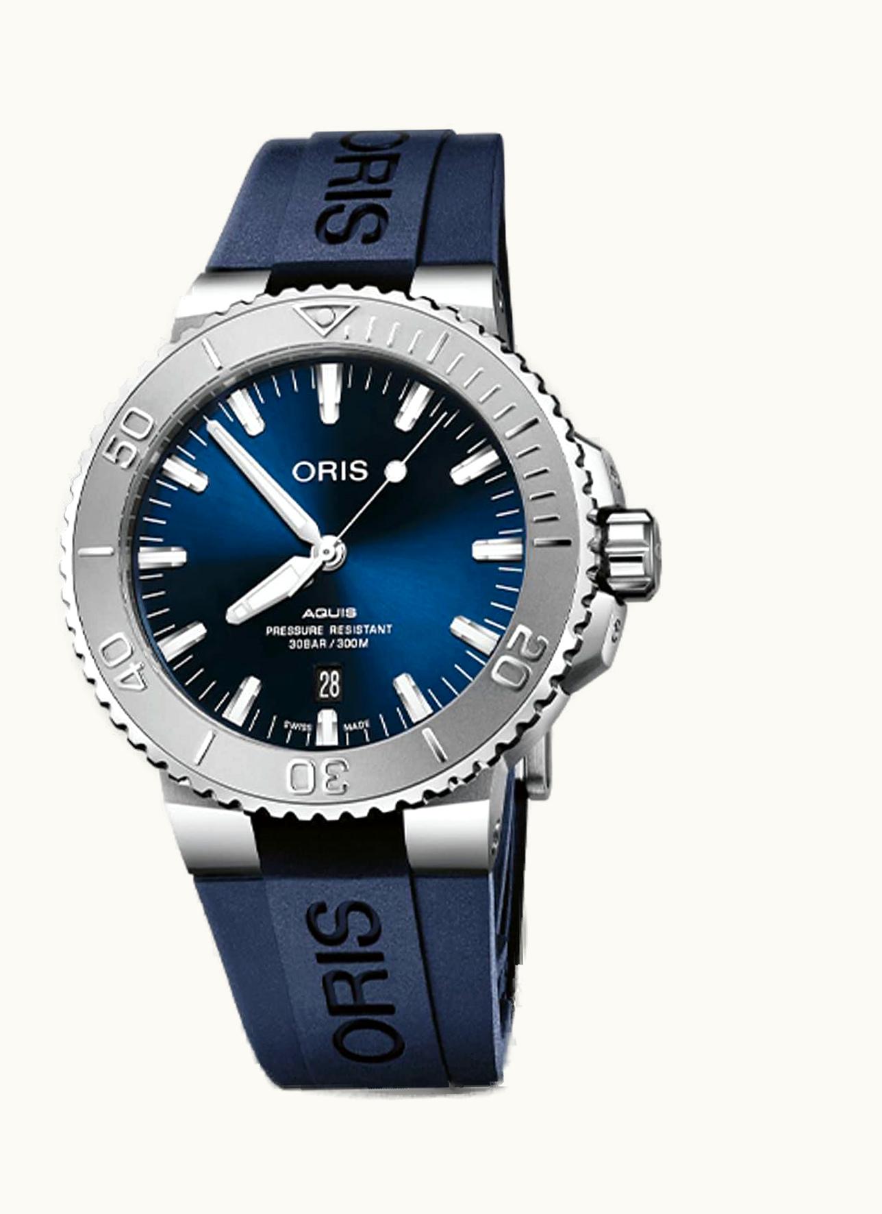 Oris Aquis Date 43.5 Bucherer Blue
