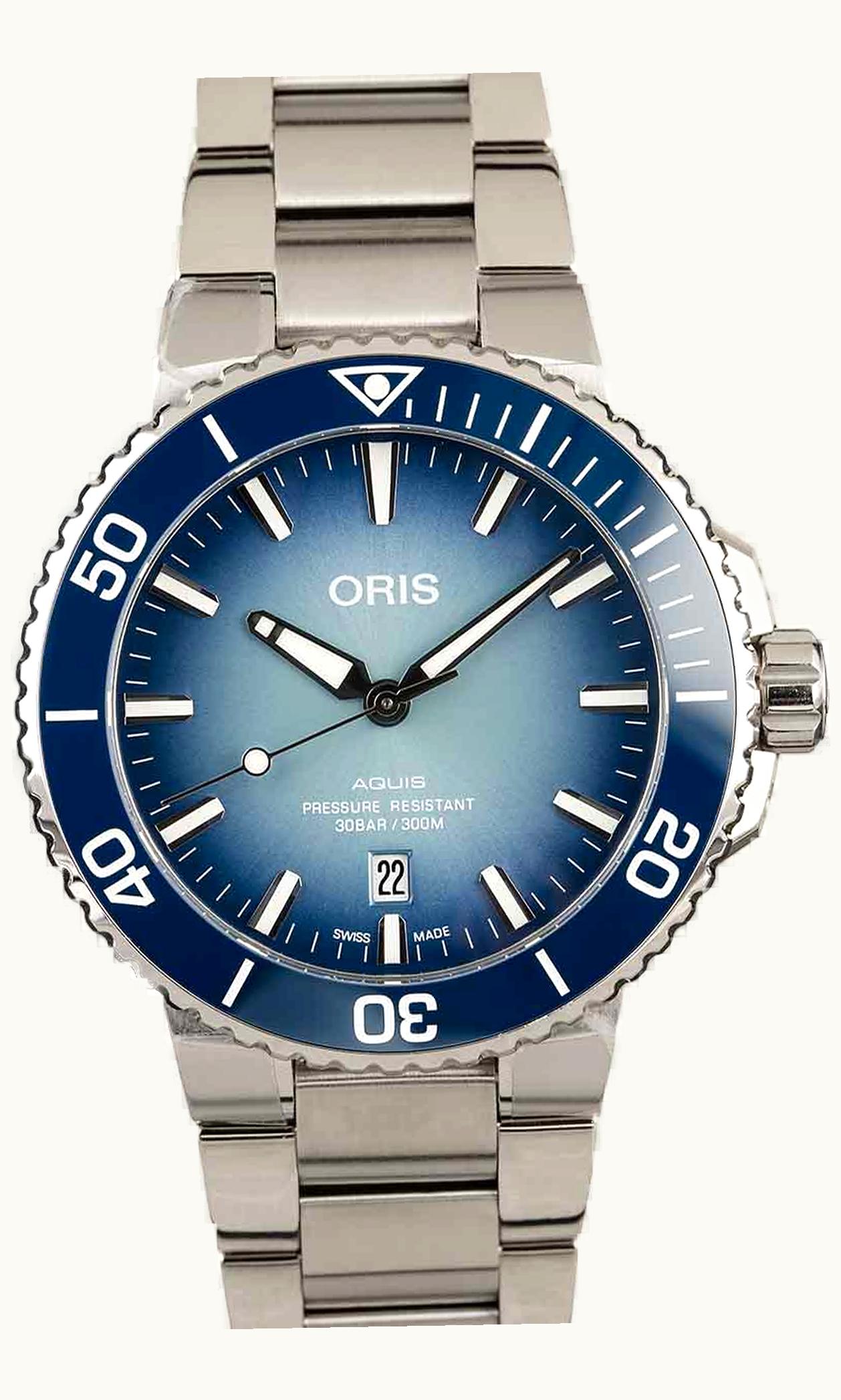 Oris Aquis Date 43.5 Lake Baikal Limited Edition