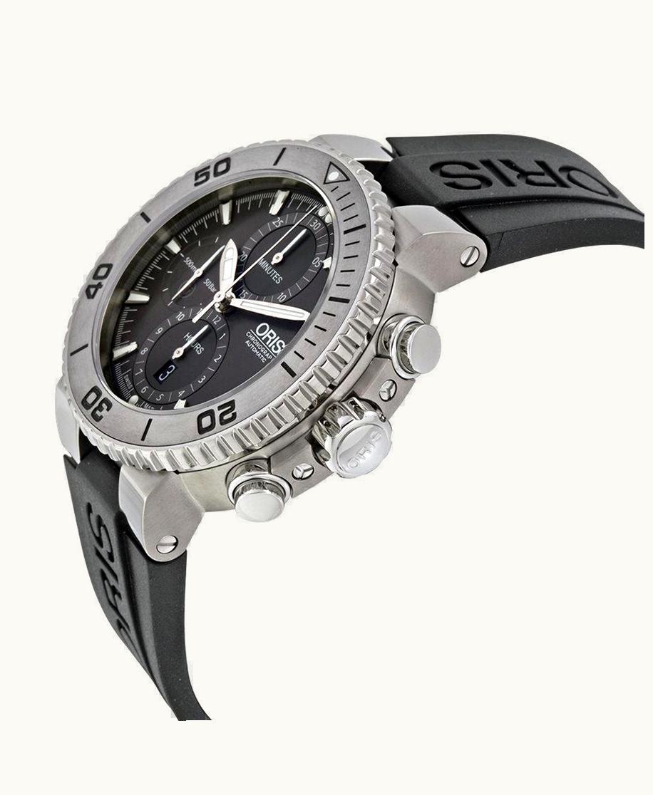 Oris Aquis Chronograph 46 Titanium / Grey / Rubber