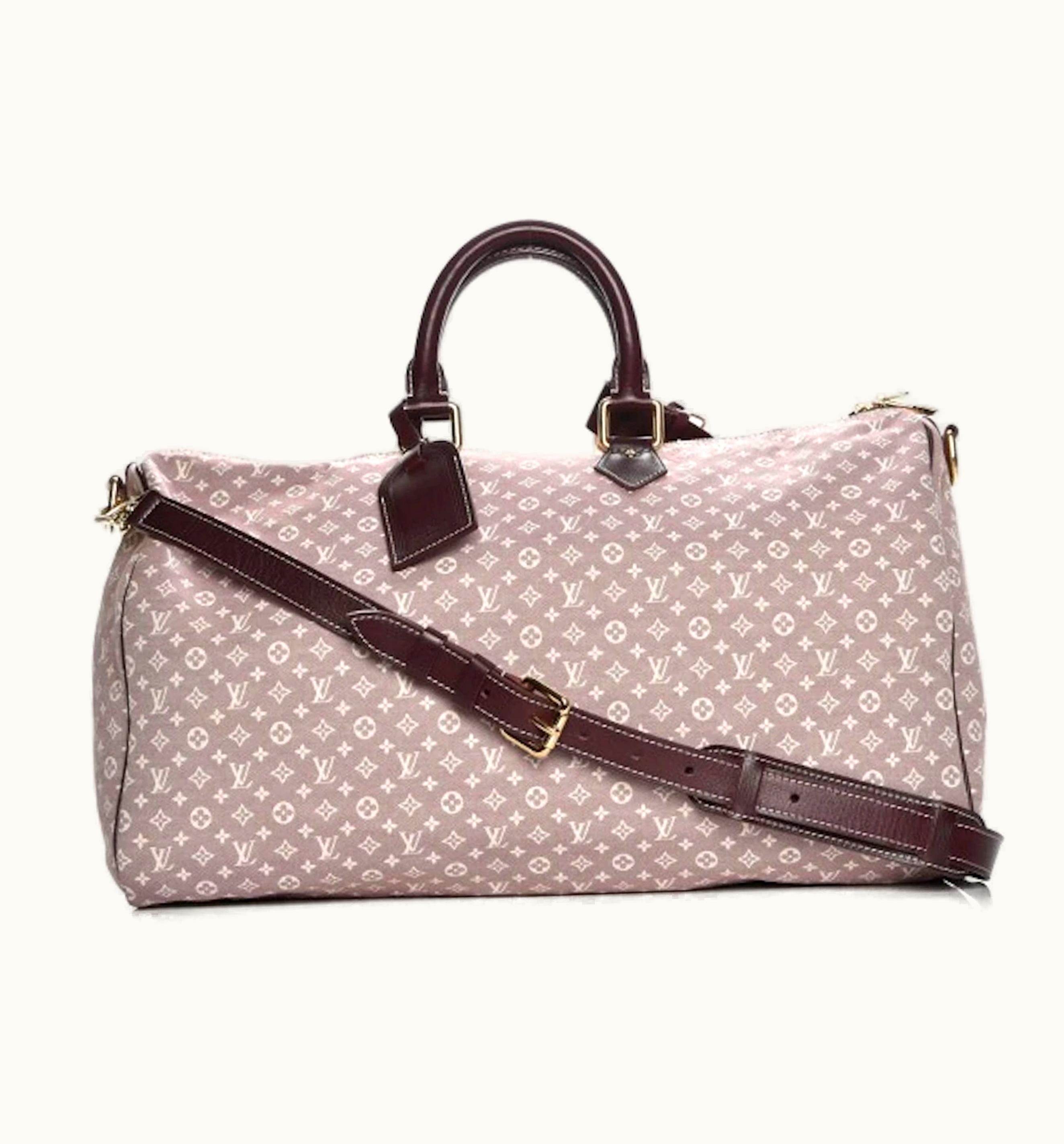 Louis Vuitton Louis Vuitton Keepall Bandouliere Monogram Idylle 45 Sepia Light Red