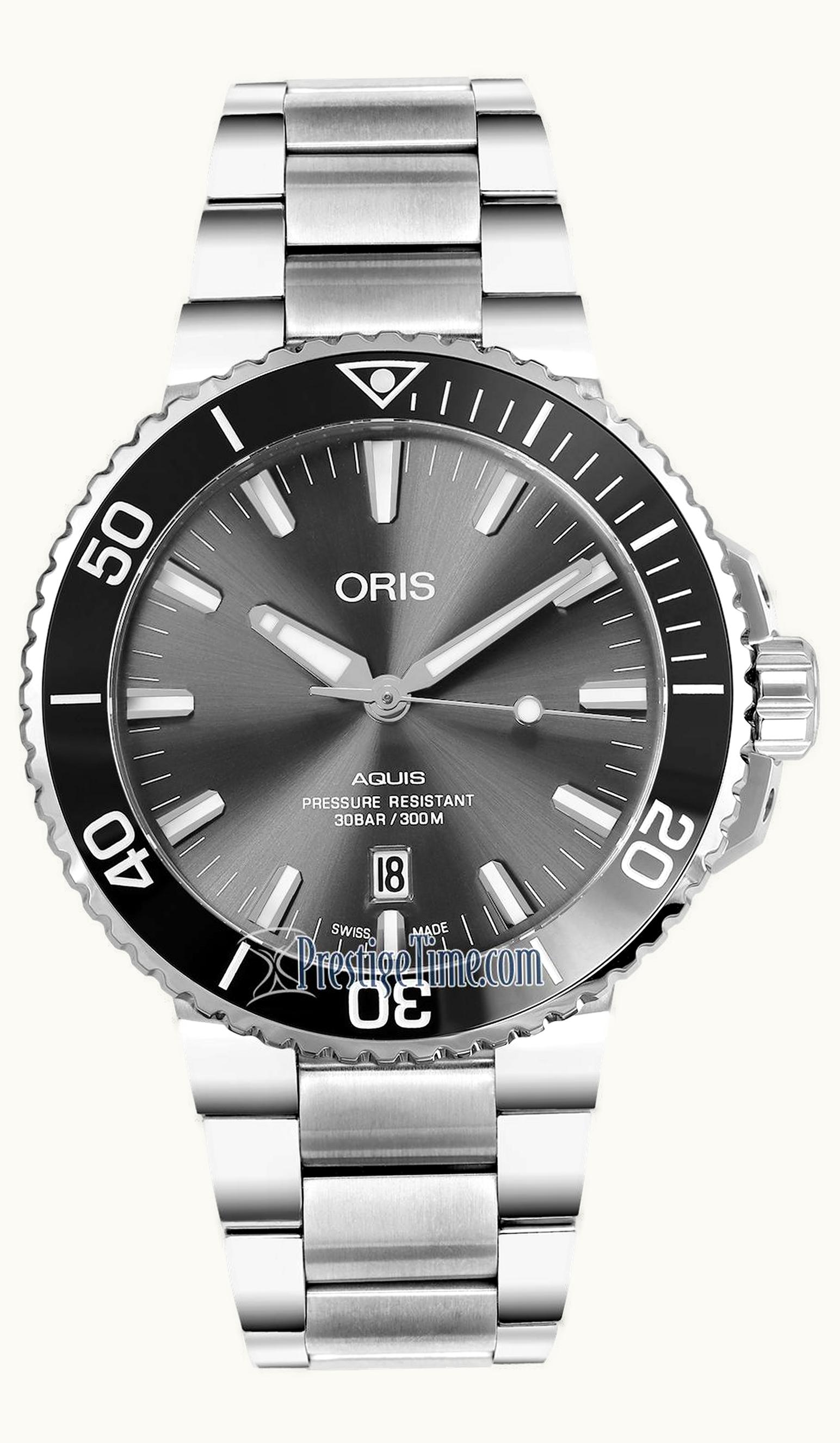 Oris Aquis Date 43.5 Titanium / Grey / Bracelet