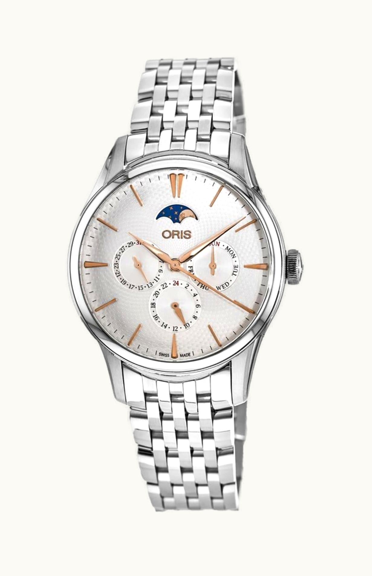 Oris Artelier Complication 40 Stainless Steel / Silver / Bracelet