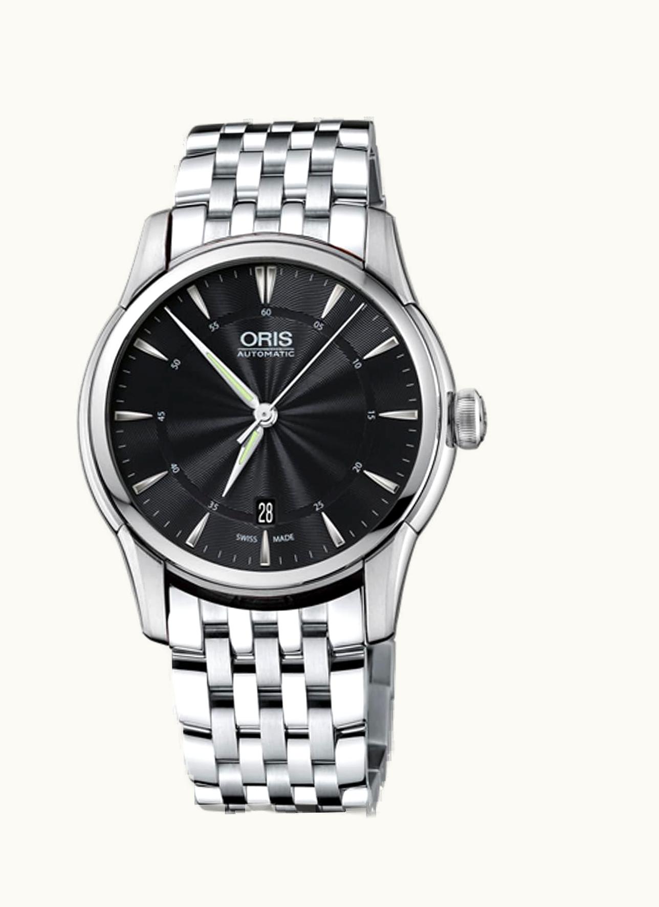 Oris Artelier Date 40 Stainless Steel / Black / Bracelet