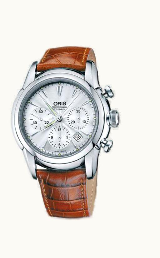 Oris Artelier Chronograph 44.5 Stainless Steel / Silver