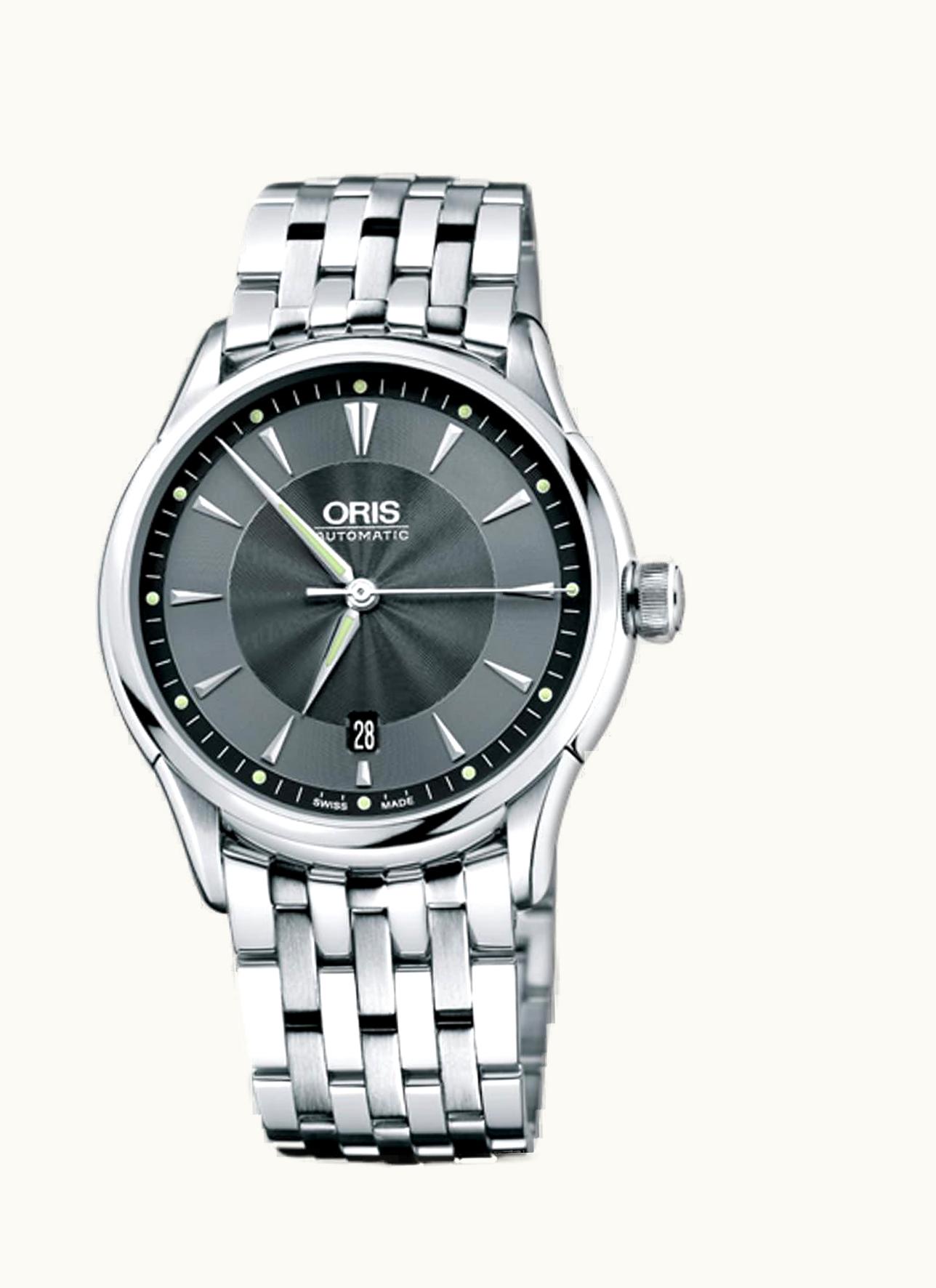 Oris Artelier Date 40 Stainless Steel / Black / Bracelet