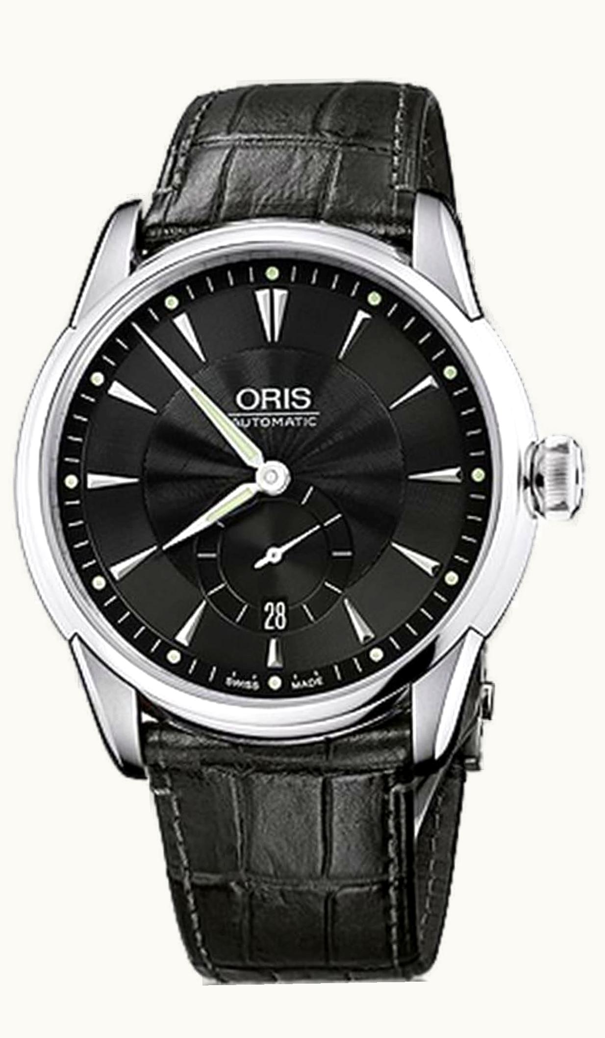 Oris Artelier Small Second Date 40 Stainless Steel / Black