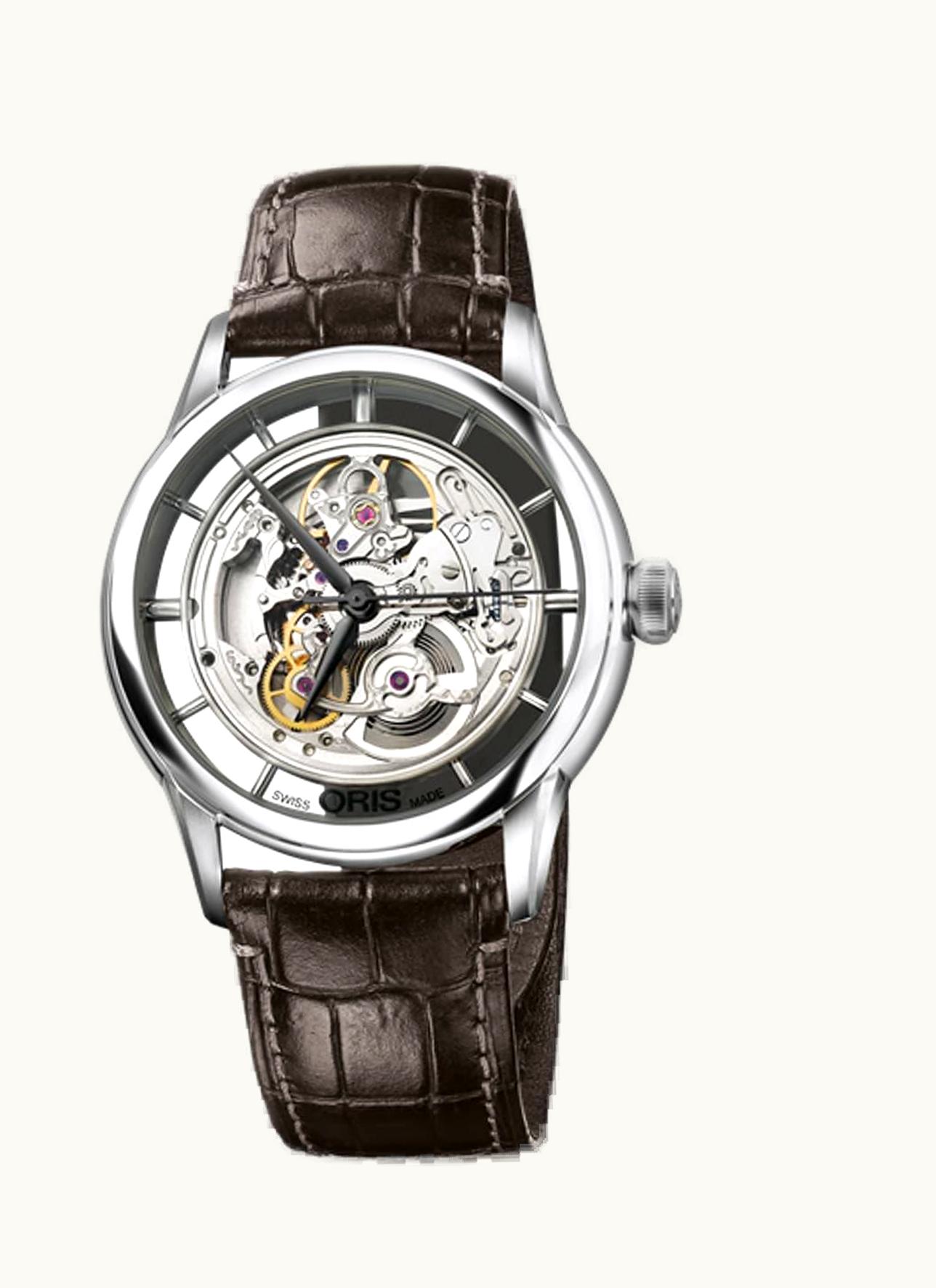 Oris Artelier Translucent Skeleton Stainless Steel