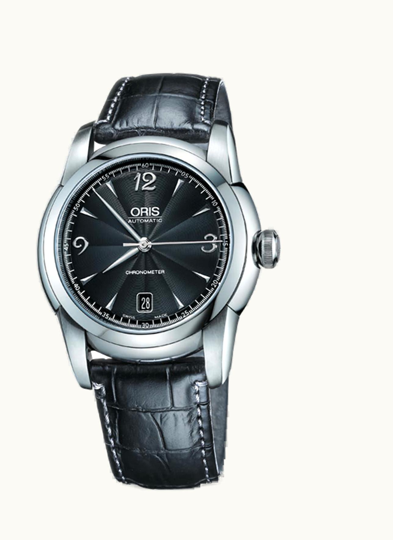 Oris Artelier Chronometer Date 40.5 Stainless Steel / Black