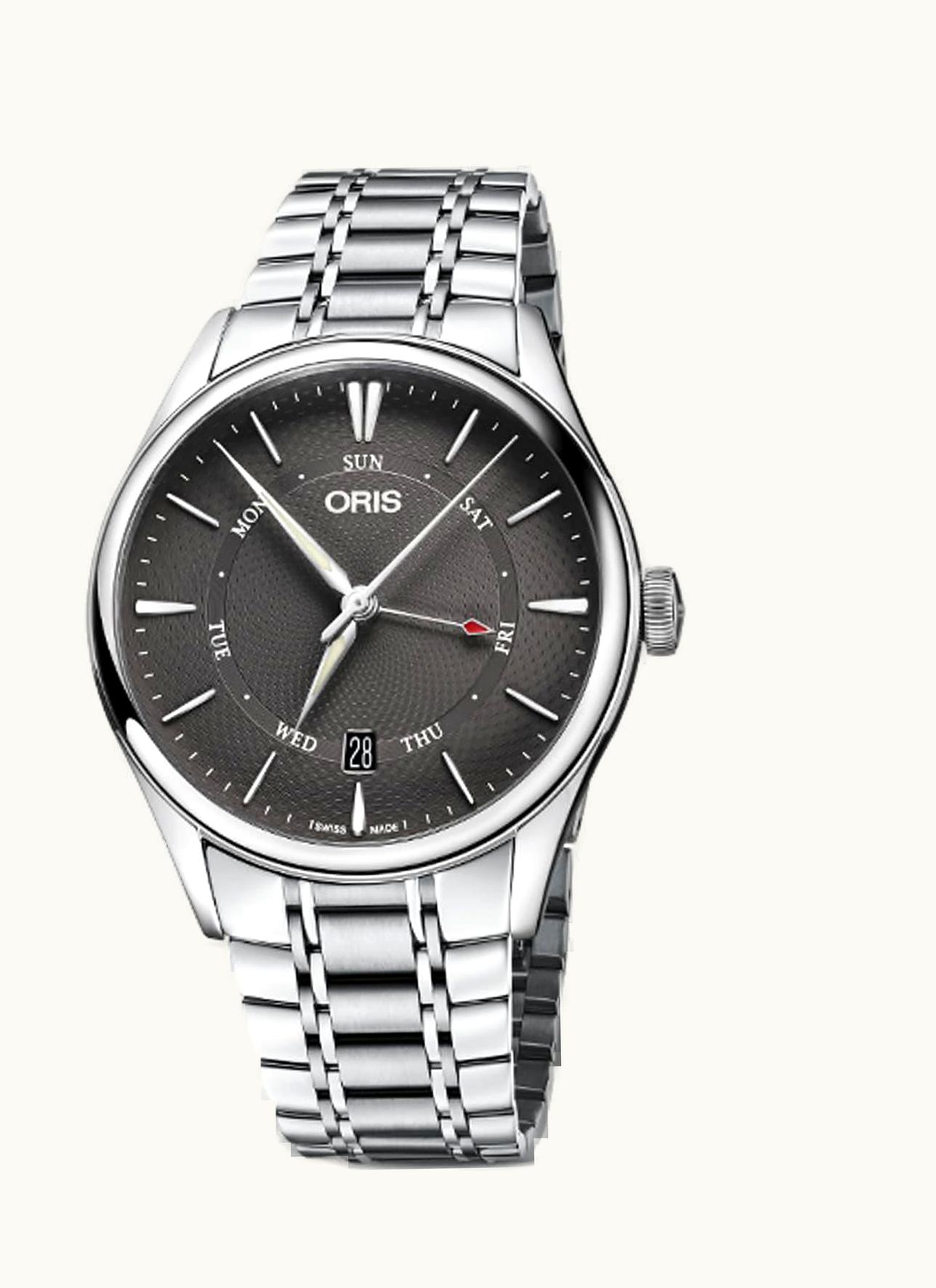Oris Artelier Pointer Day Date 40 Stainless Steel / Grey / Bracelet