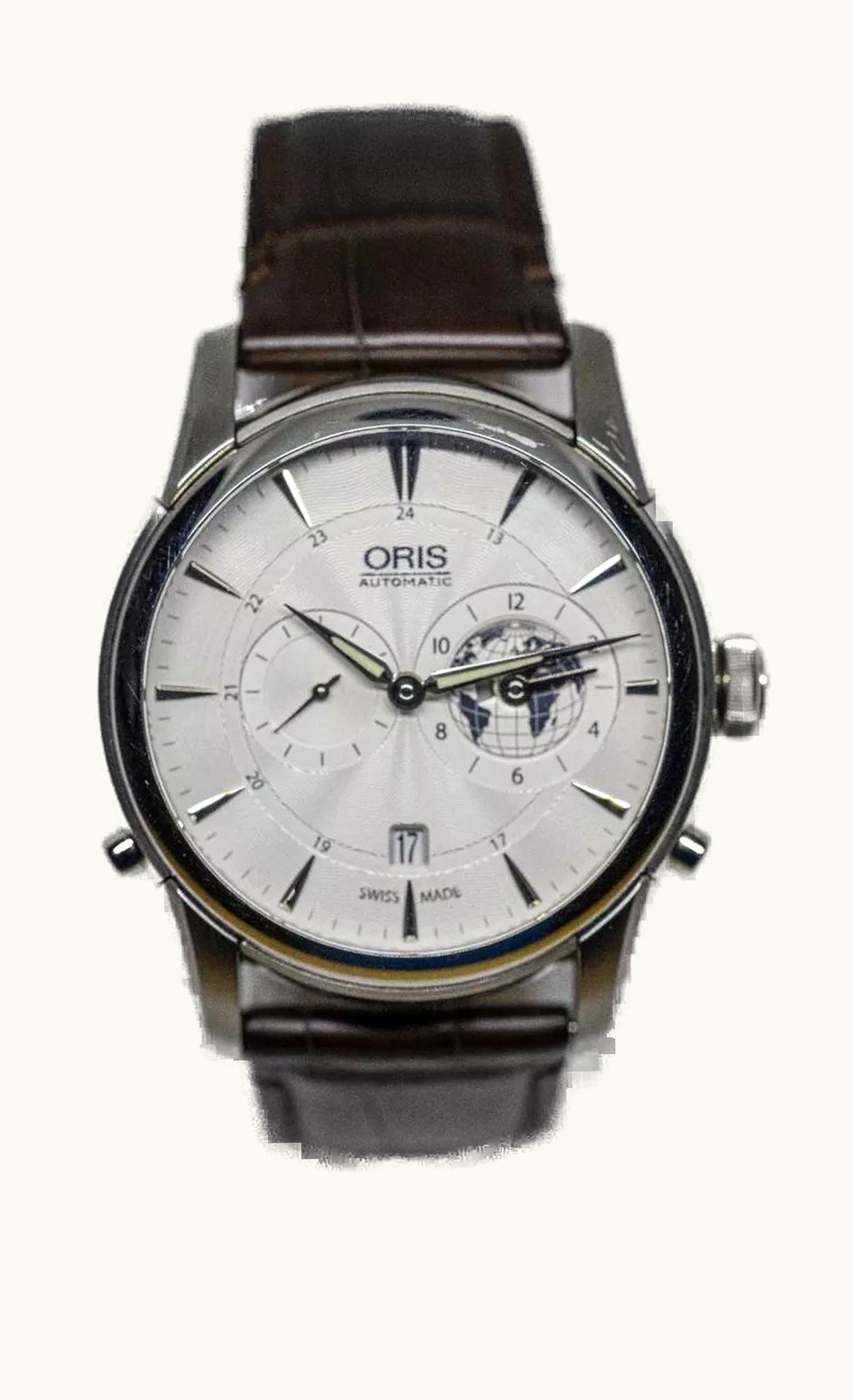 Oris Artelier Worldtimer 42 Greenwich Mean TIme / Bracelet