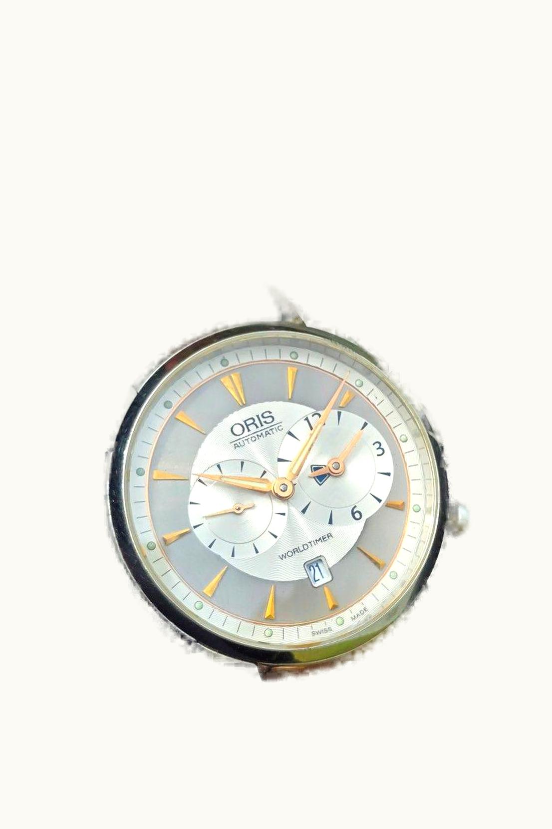 Oris Artelier Worldtimer 42.5 Stainless Steel / Silver