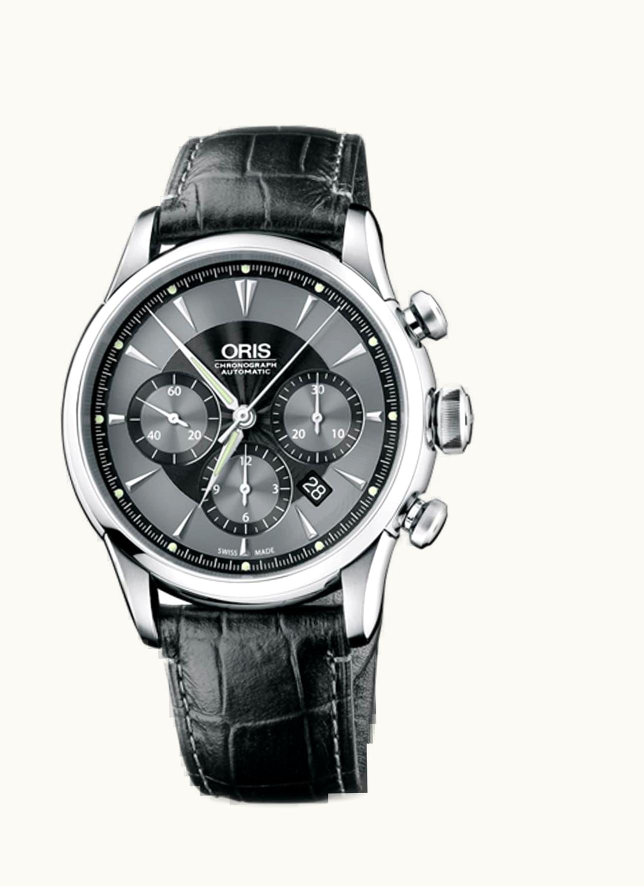 Oris Artelier Chronograph 43.5 Stainless Steel / Black