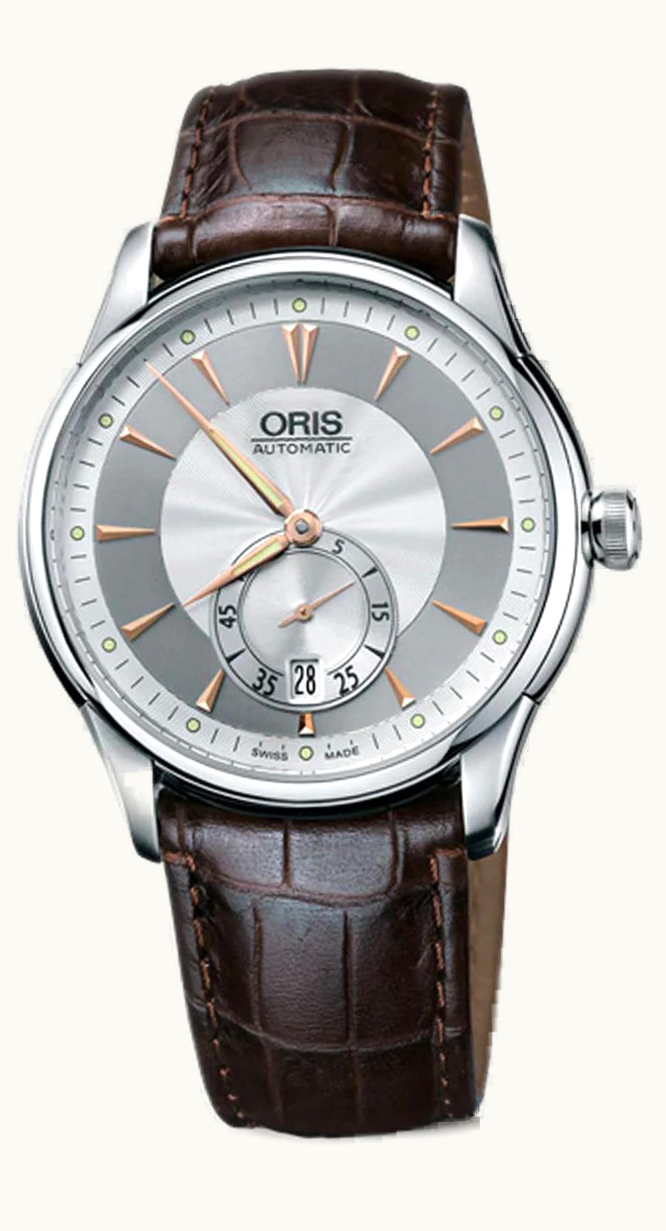 Oris Artelier Small Second Date 40 Stainless Steel / Silver