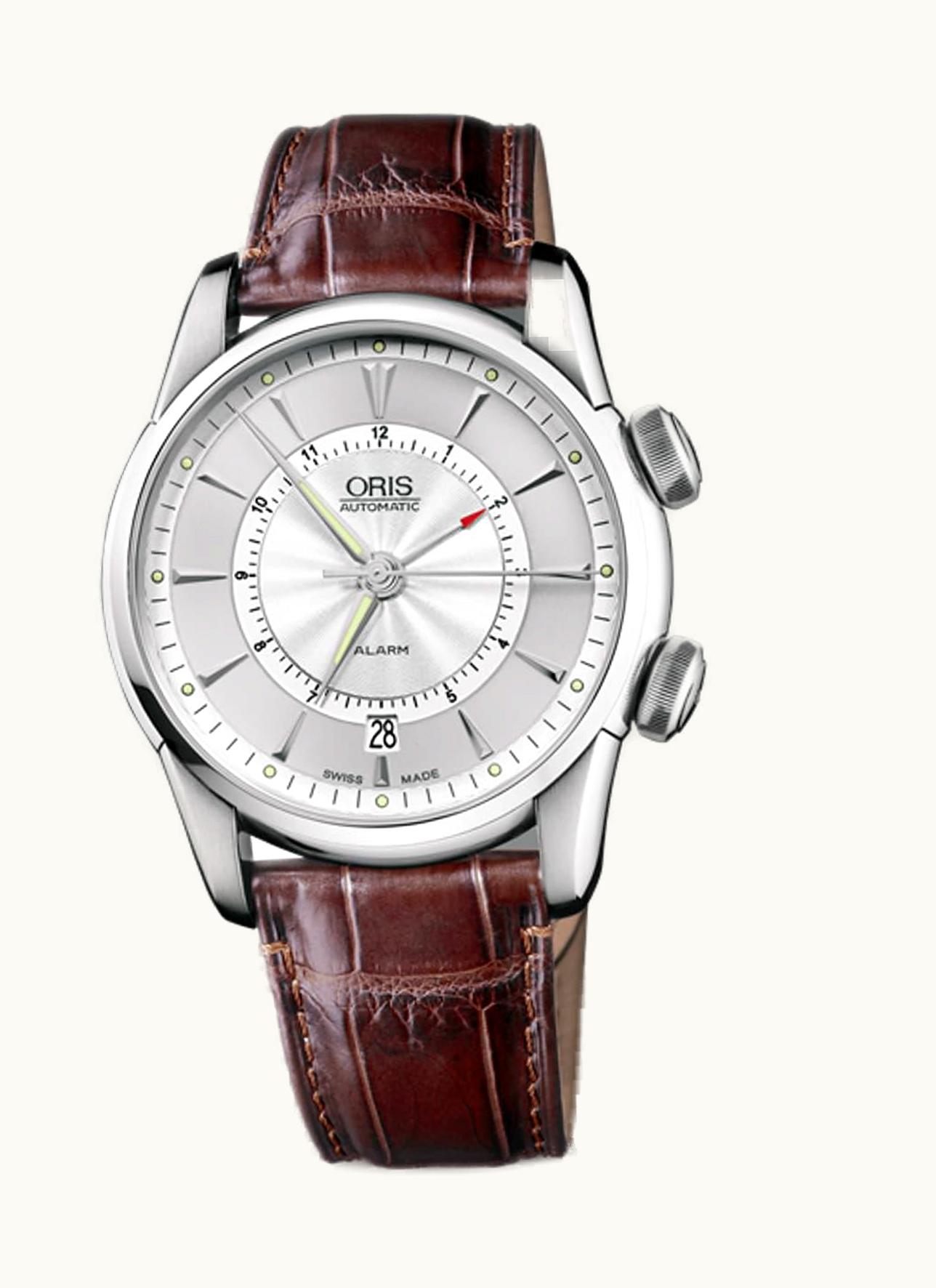 Oris Artelier Alarm Stainless Steel / Silver