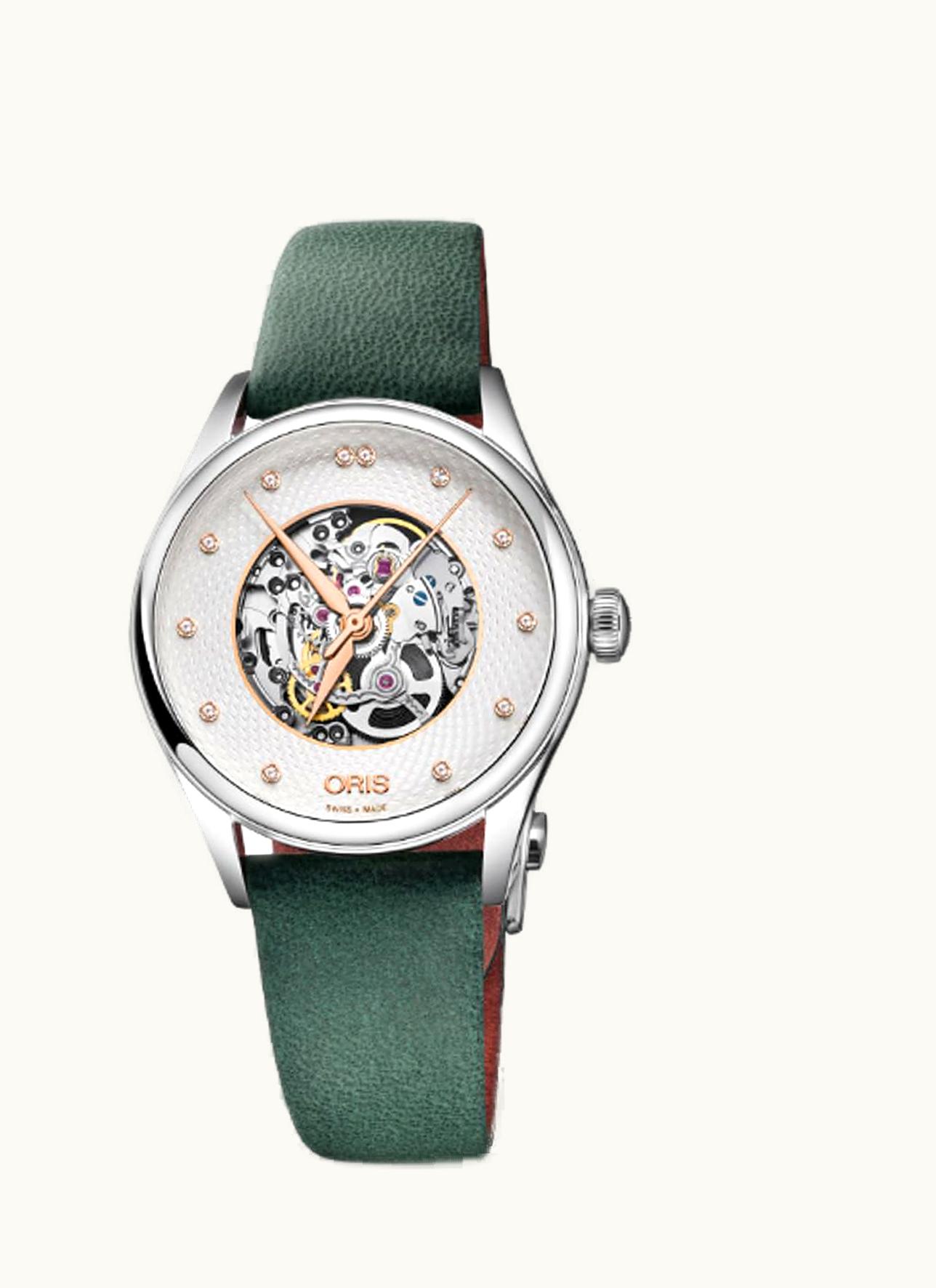 Oris Artelier Skeleton 31 Diamonds Stainless Steel