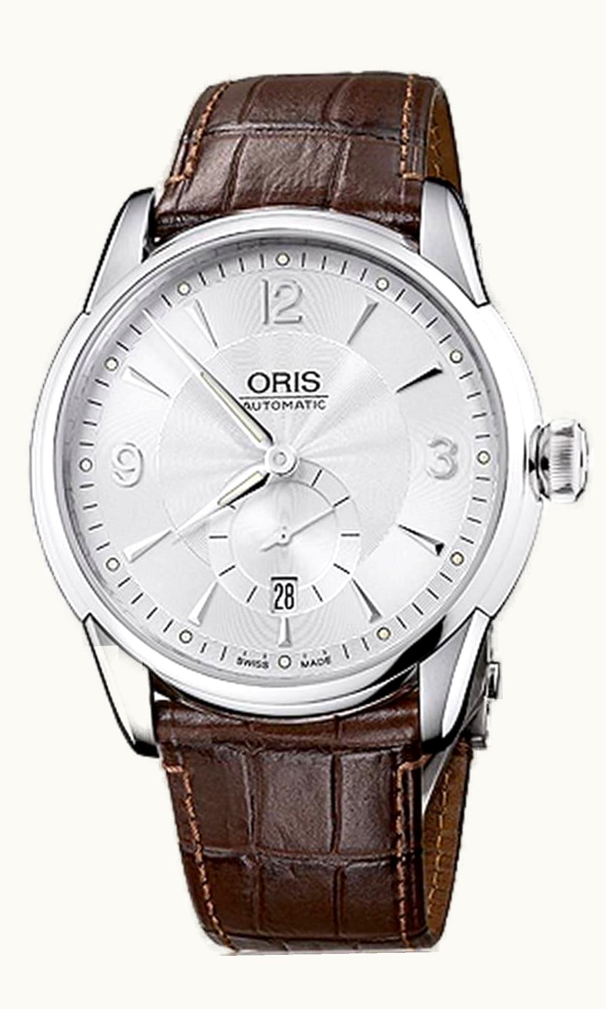 Oris Artelier Small Second Date 40 Stainless Steel / Silver