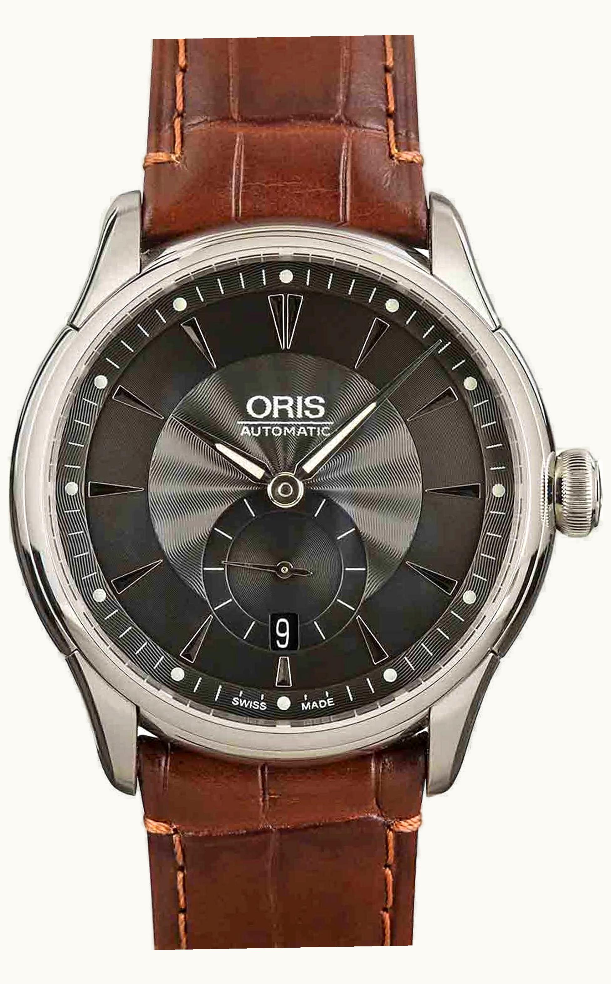 Oris Artelier Small Second Date 40 Stainless Steel / Black / Bracelet