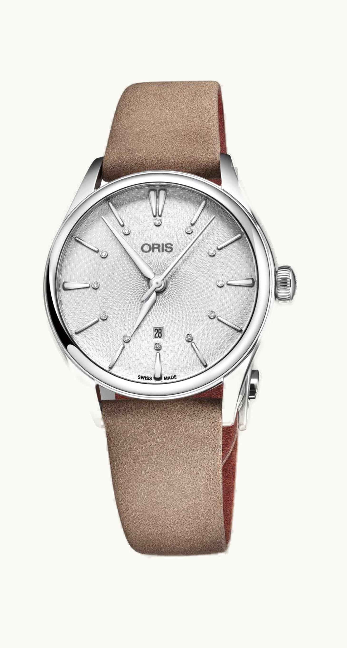 Oris Artelier Date Diamonds 31 Stainless Steel / Silver