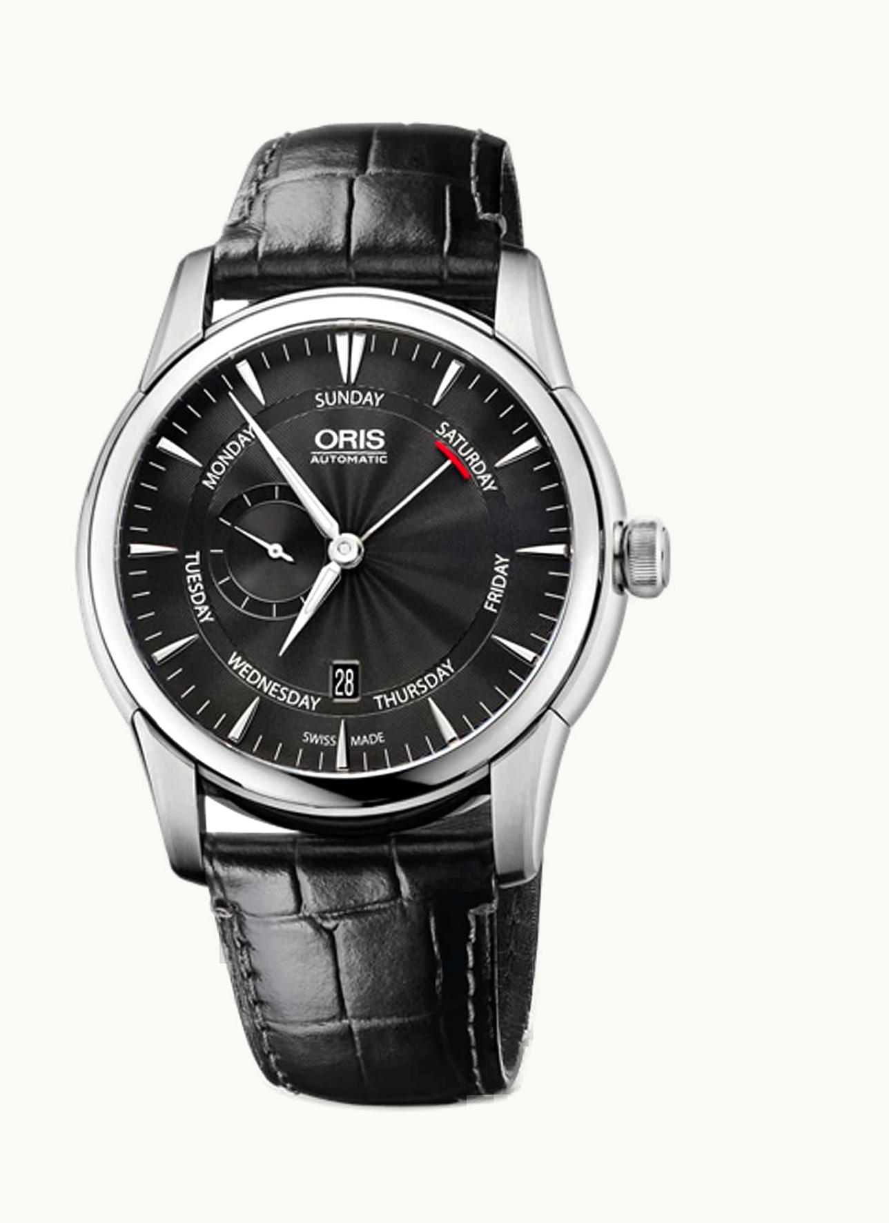 Oris Artelier Small Second Pointer Day 44 Stainless Steel / Black