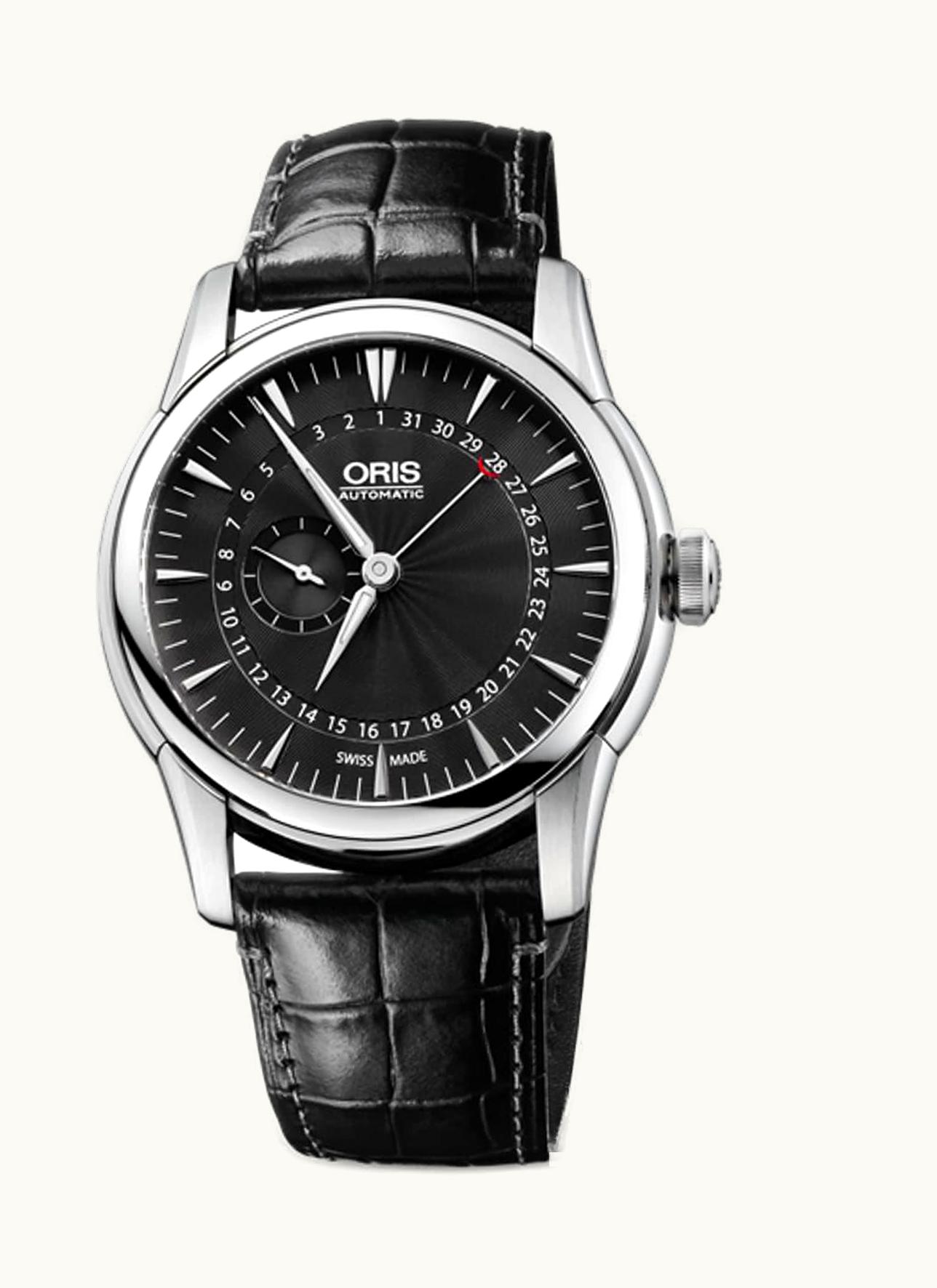 Oris Artelier Small Second Pointer Day 42 Stainless Steel / Black