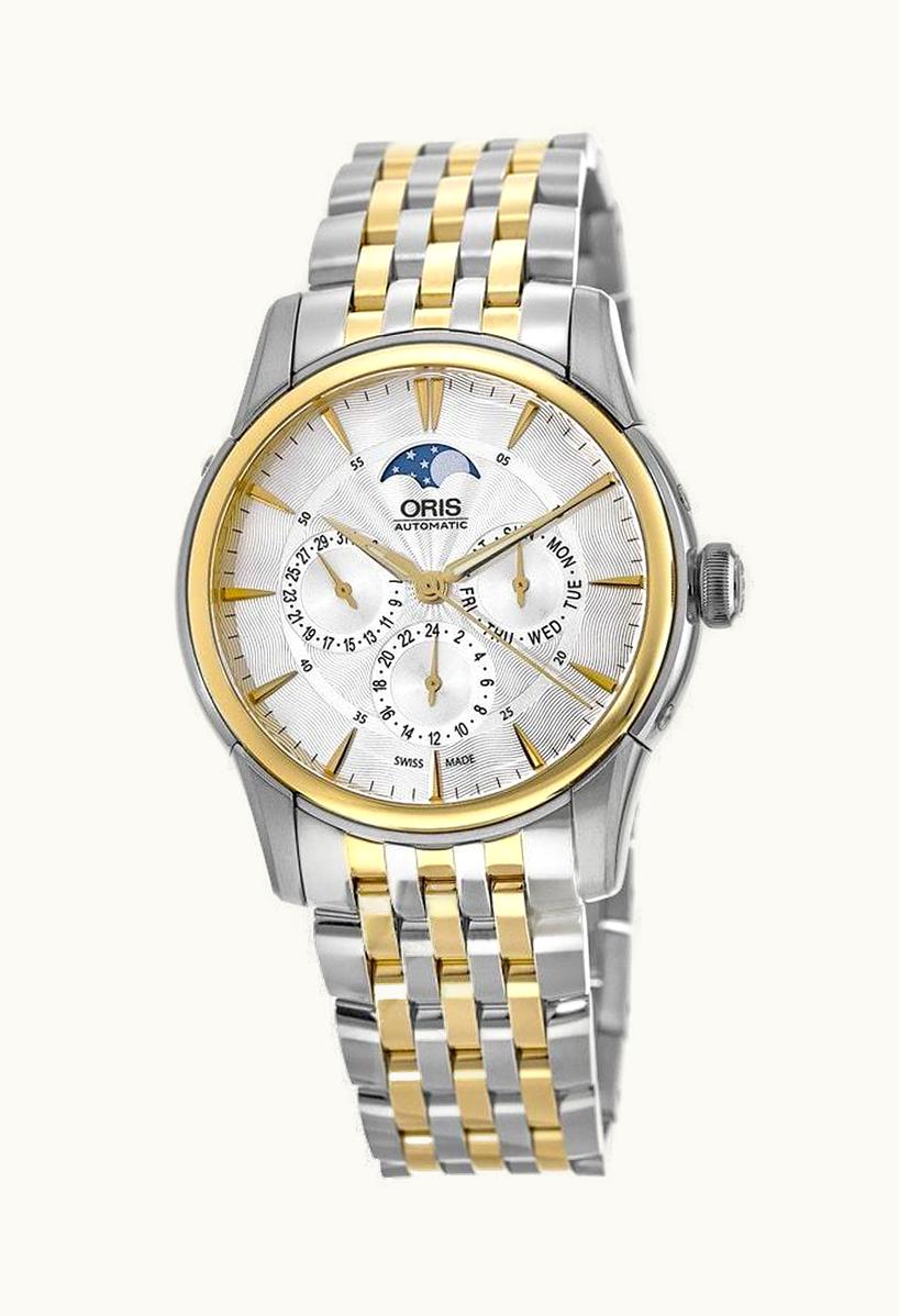 Oris Artelier Complication 40.5 Stainless Steel - Yellow Gold / Silver / Bracelet