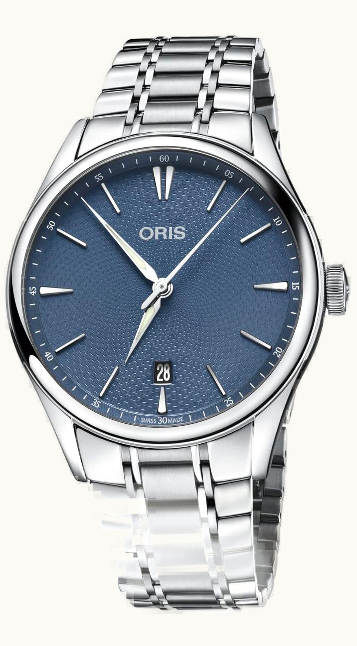 Oris Artelier Date 40 Stainless Steel / Silver / Bracelet