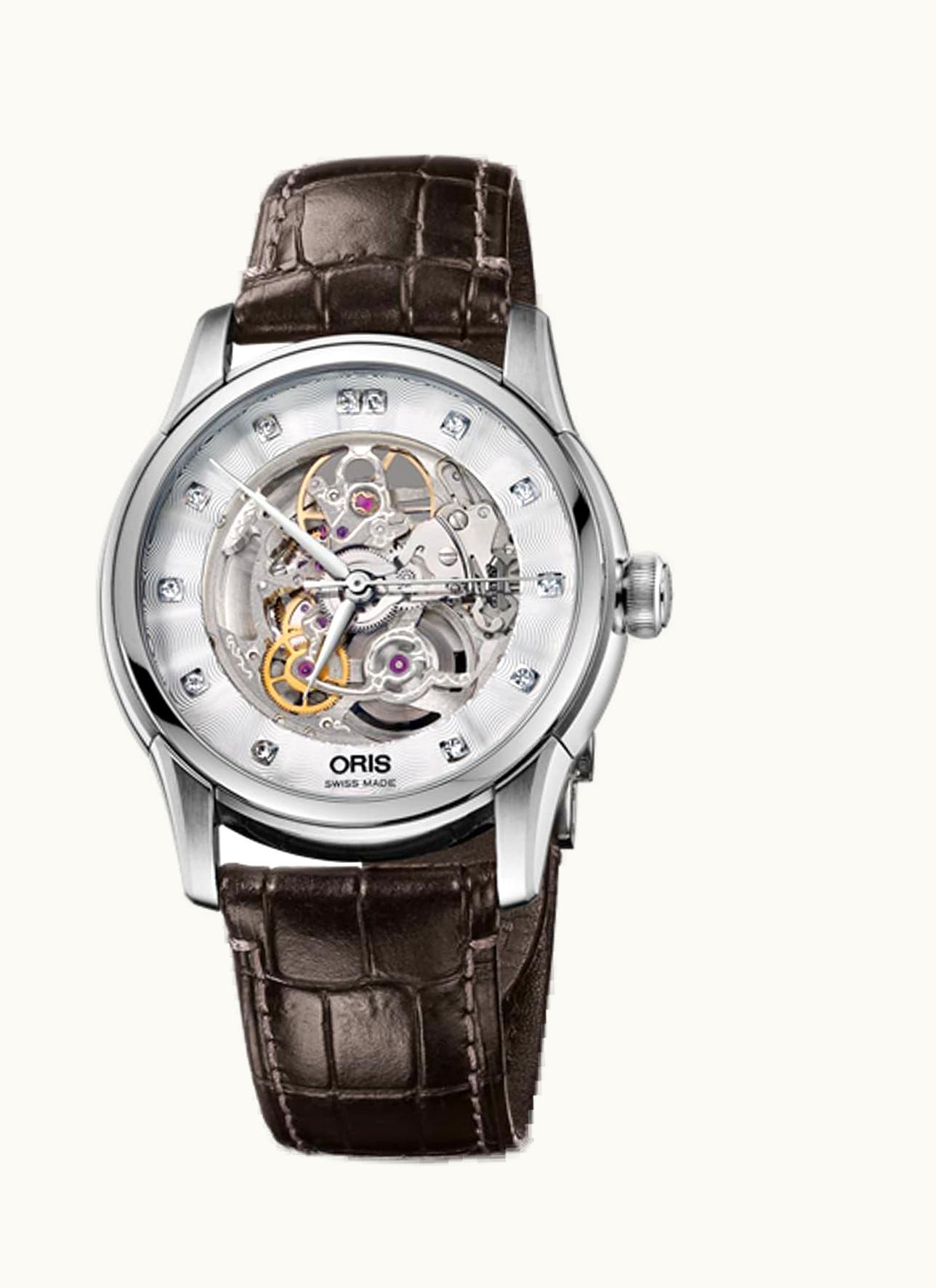 Oris Artelier Skeleton 40.5 Diamonds