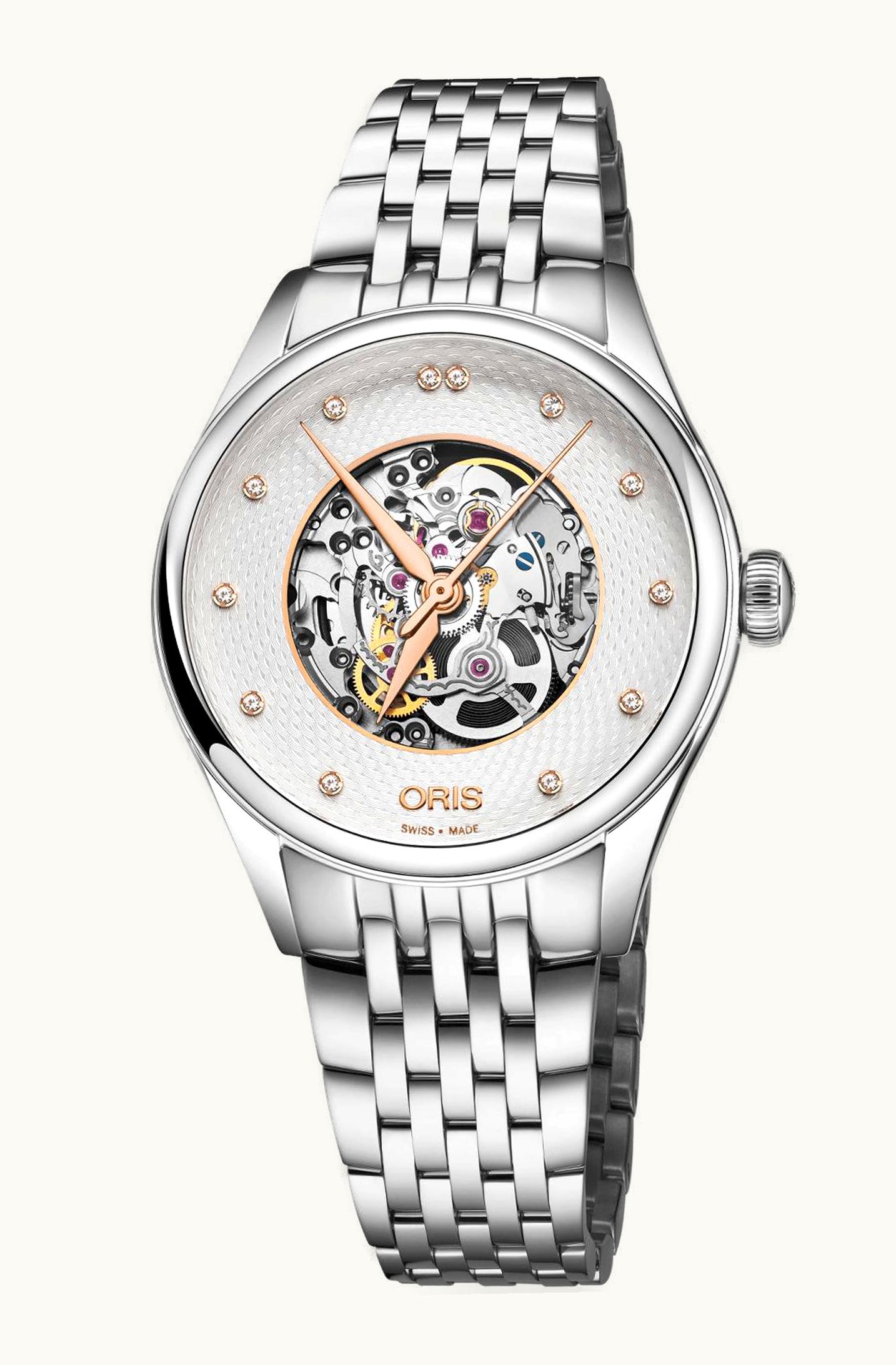 Oris Artelier Skeleton 40.5 Diamonds