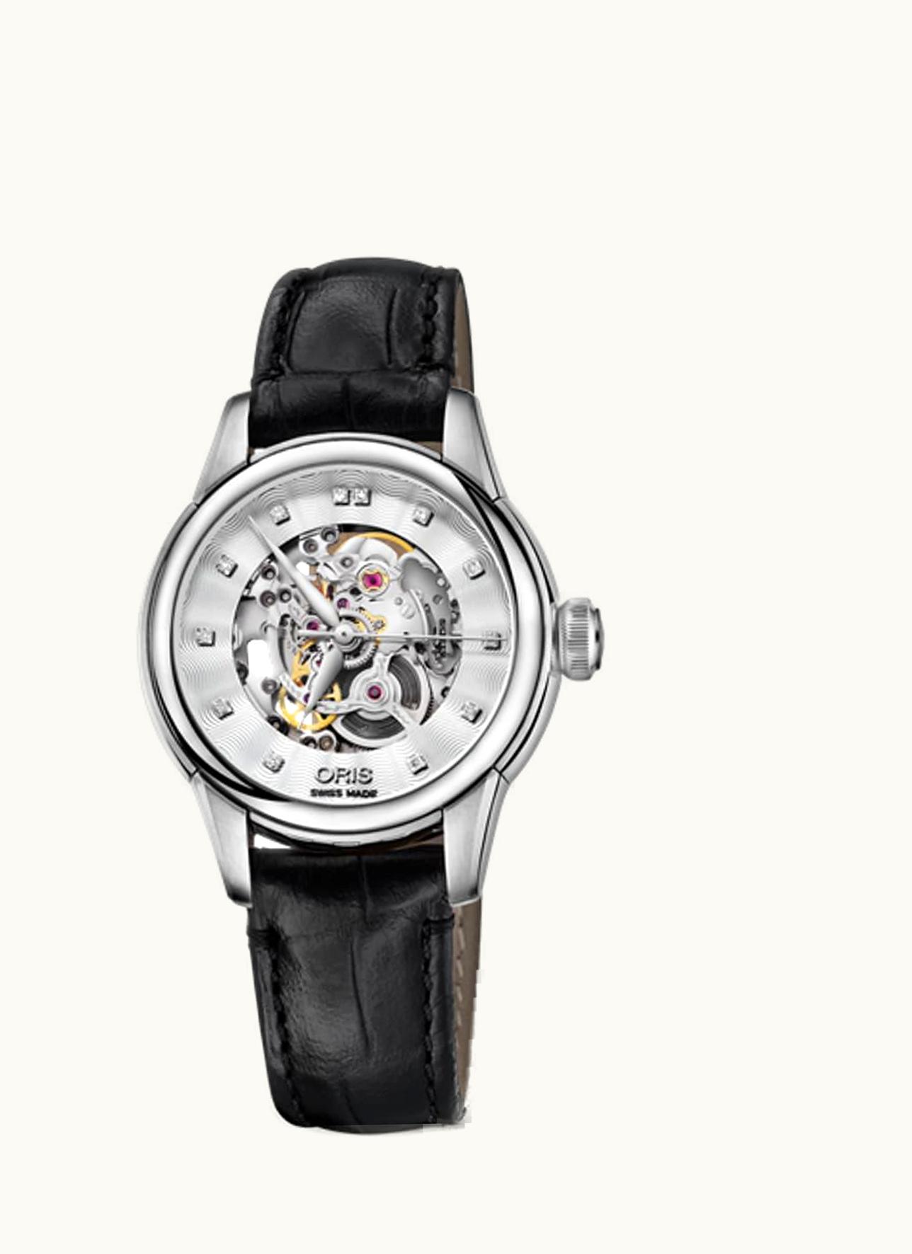 Oris Artelier Skeleton 31 Diamonds Stainless Steel