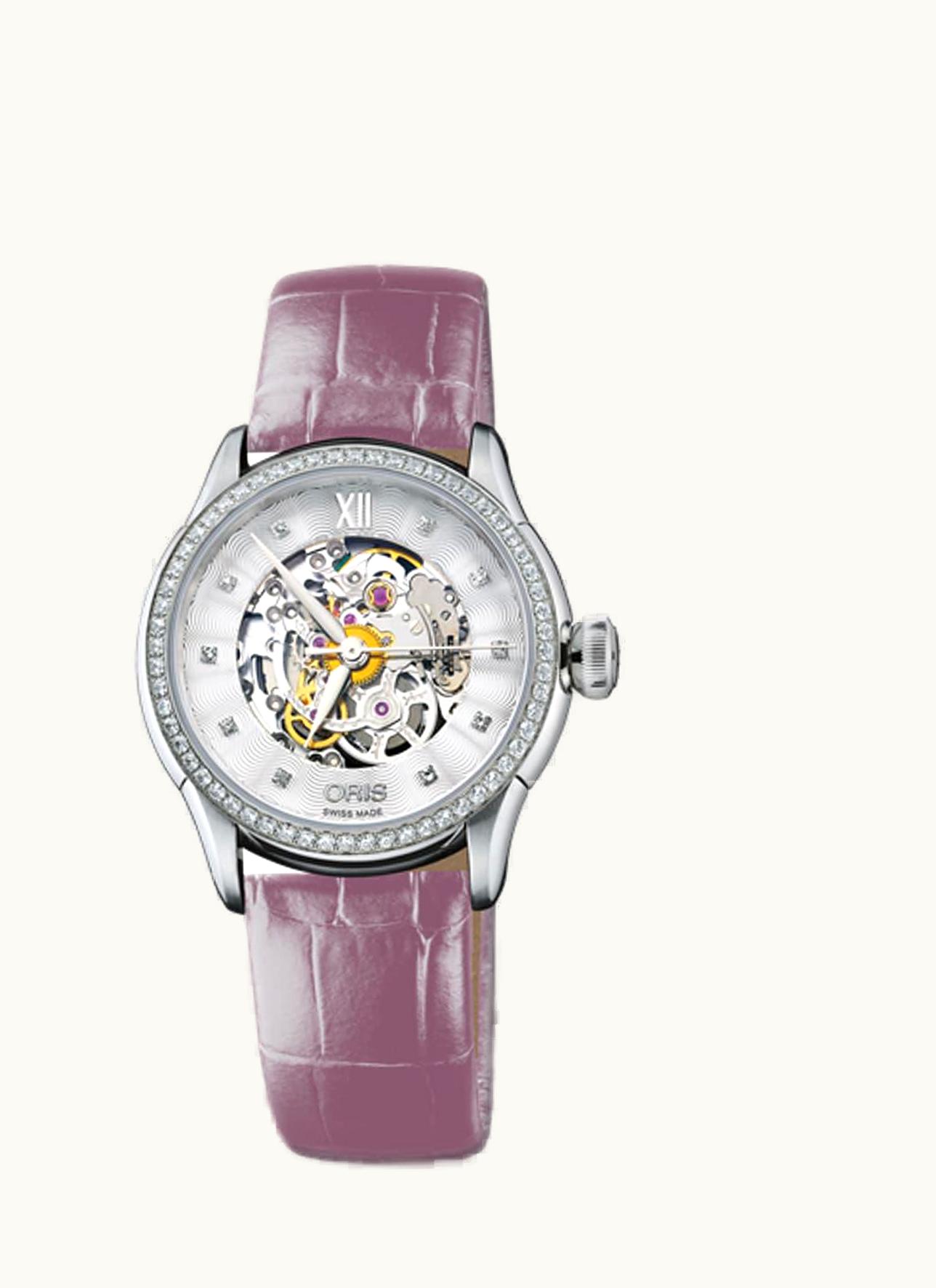 Oris Artelier Skeleton 31 Diamonds Stainless Steel - Diamond