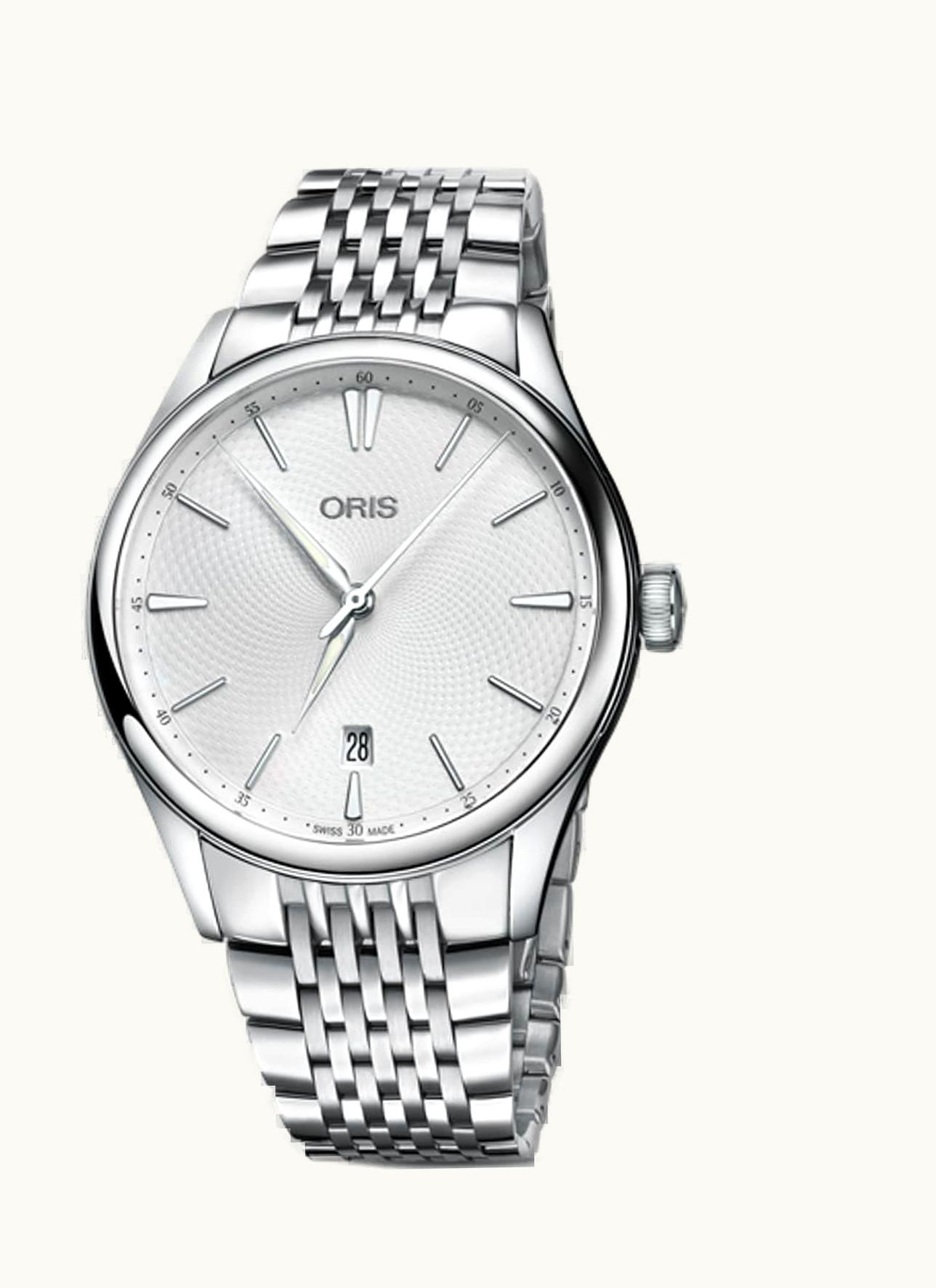 Oris Artelier Date 40 Stainless Steel / Silver / Bracelet