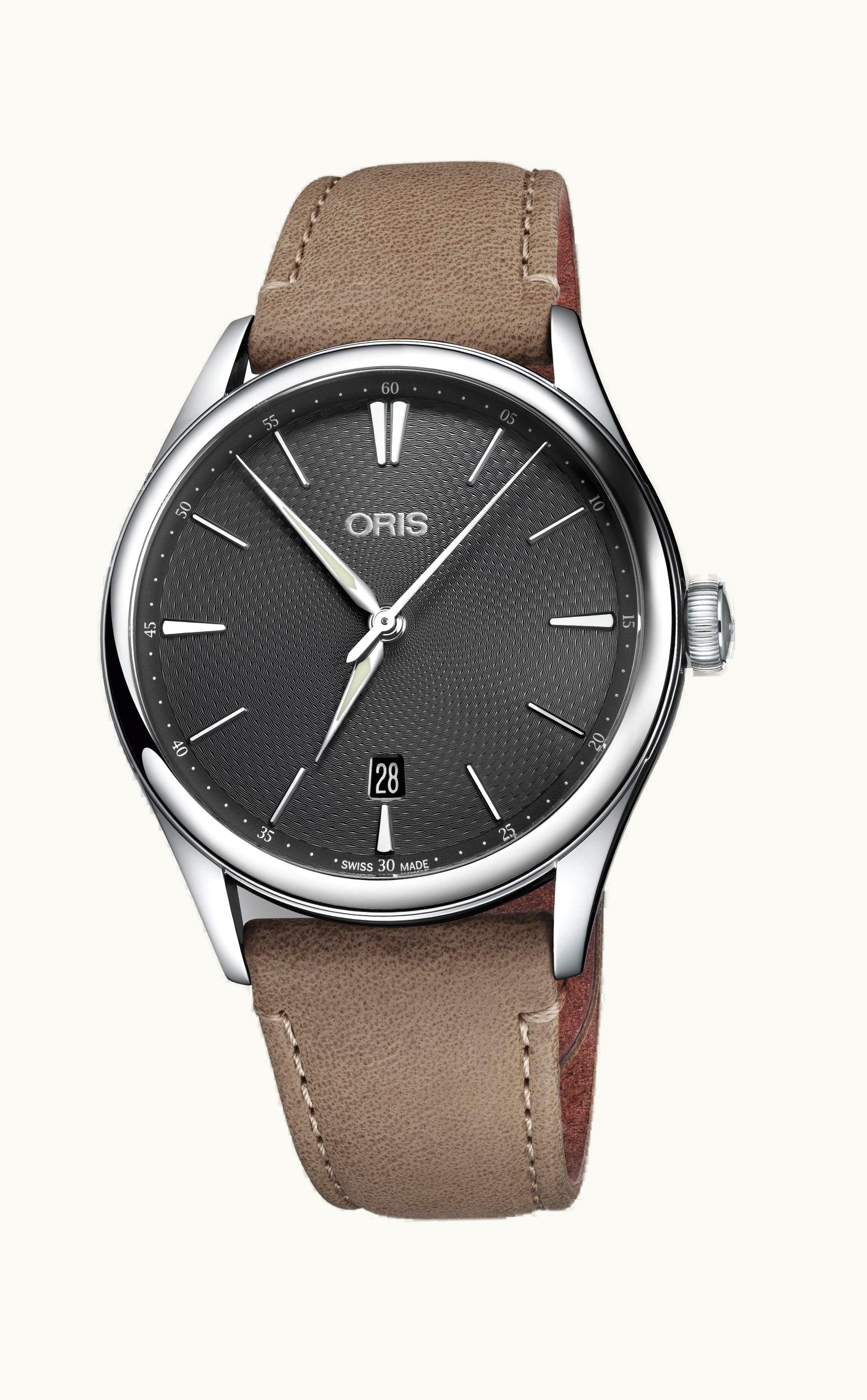 Oris Artelier Date 40 Stainless Steel / Grey