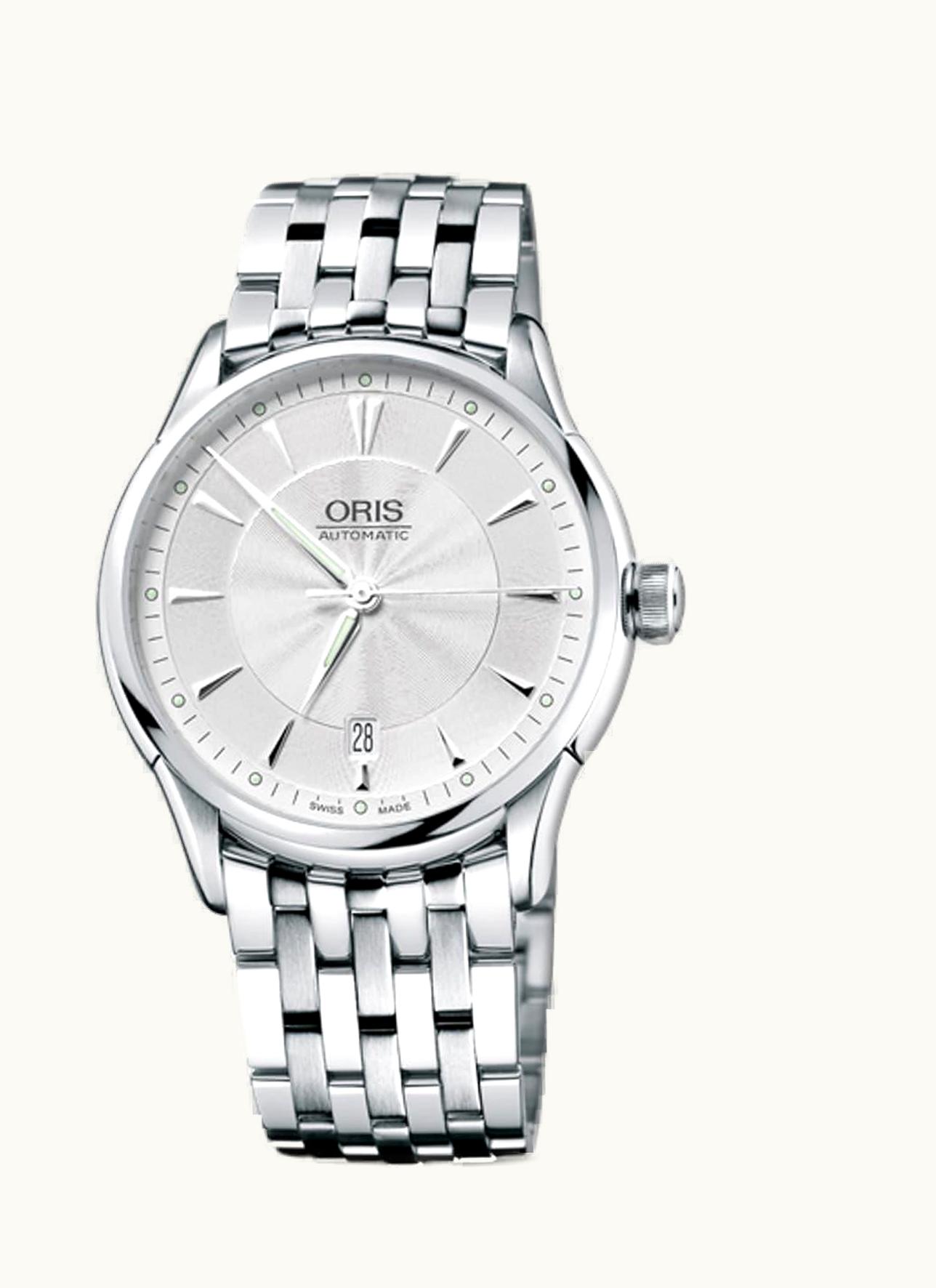 Oris Artelier Date 40 Stainless Steel / Silver / Bracelet