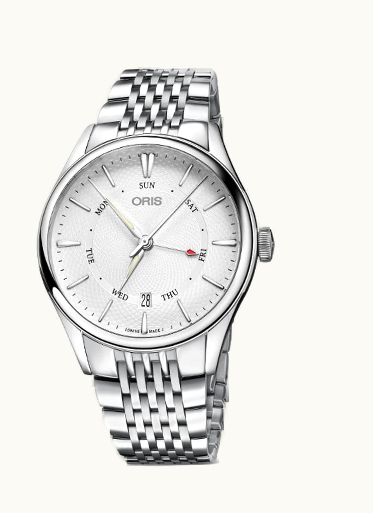 Oris Artelier Pointer Day Date 40 Stainless Steel / Silver / Bracelet