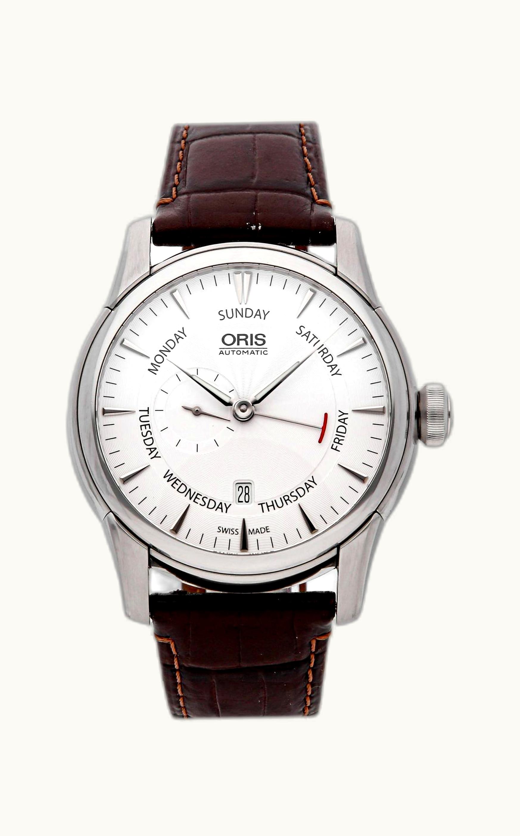 Oris Artelier Small Second Pointer Day 44 Stainless Steel / Silver