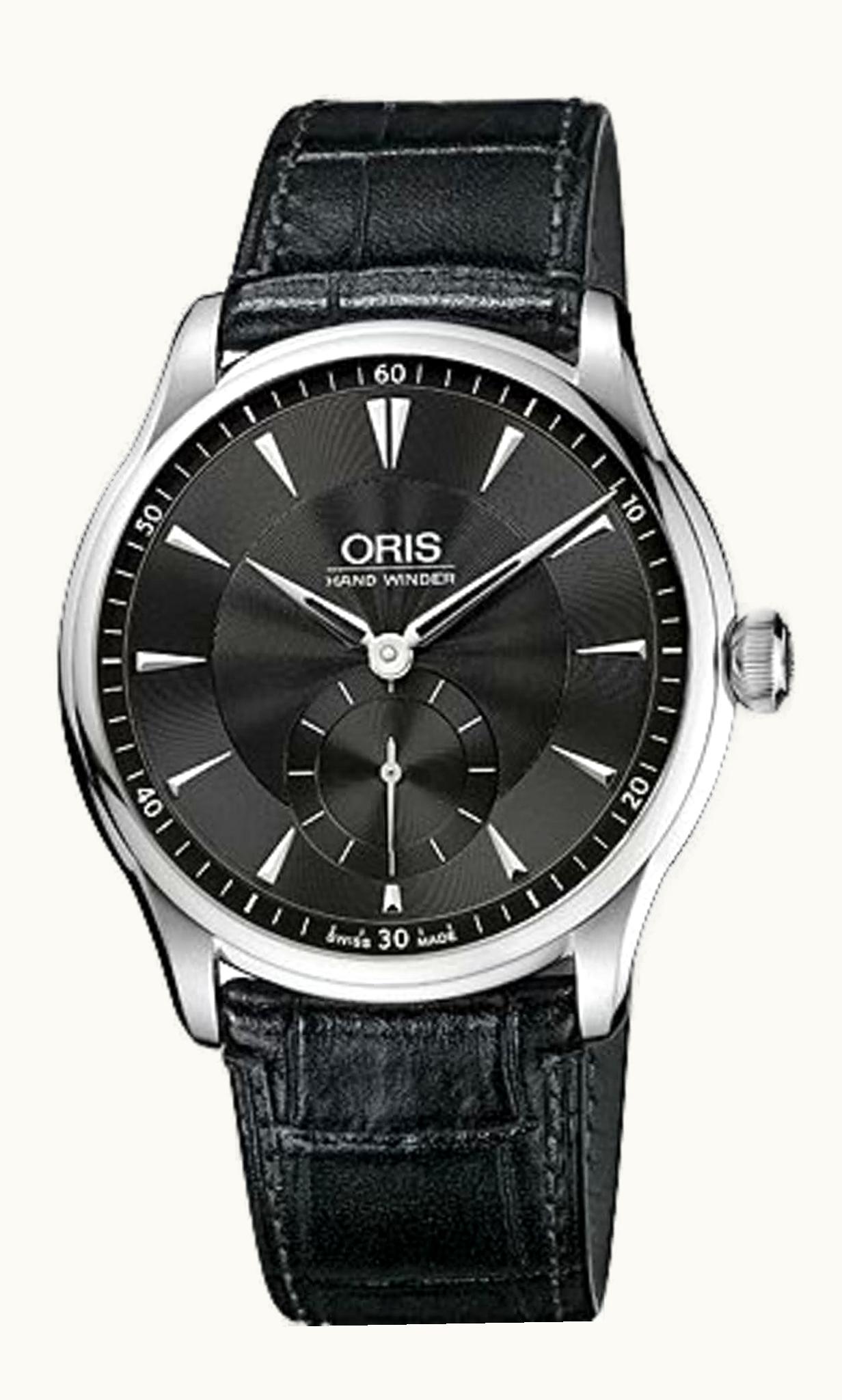 Oris Artelier Hand Winding Small Second 40 Stainless Steel / Black