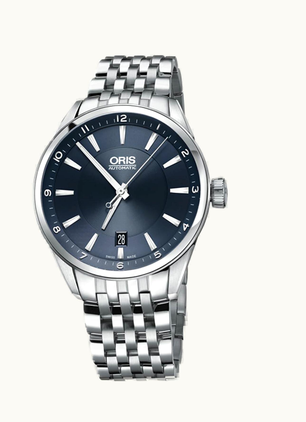 Oris Artix Date 39 Stainless Steel / Blue / Bracelet
