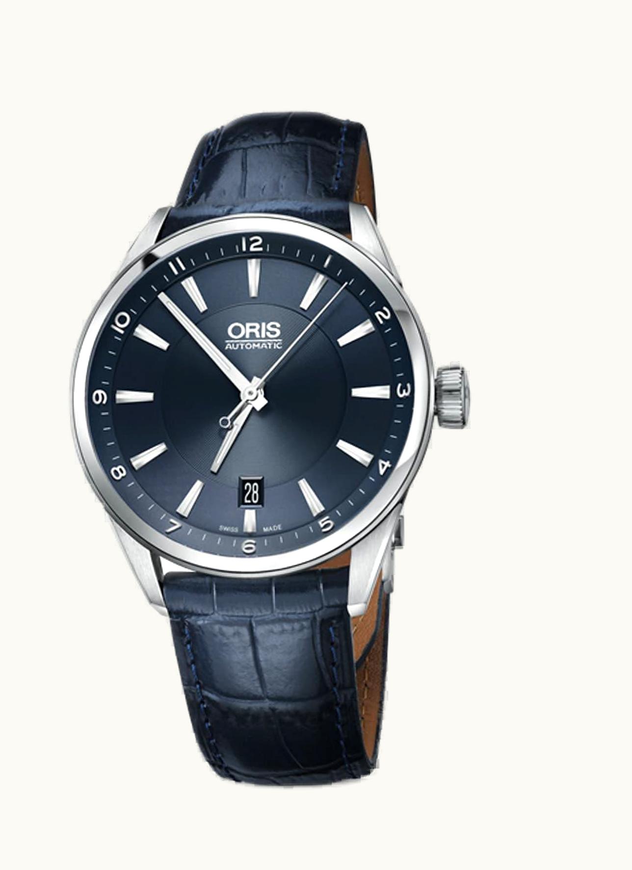 Oris Artix Date 39 Stainless Steel / Blue