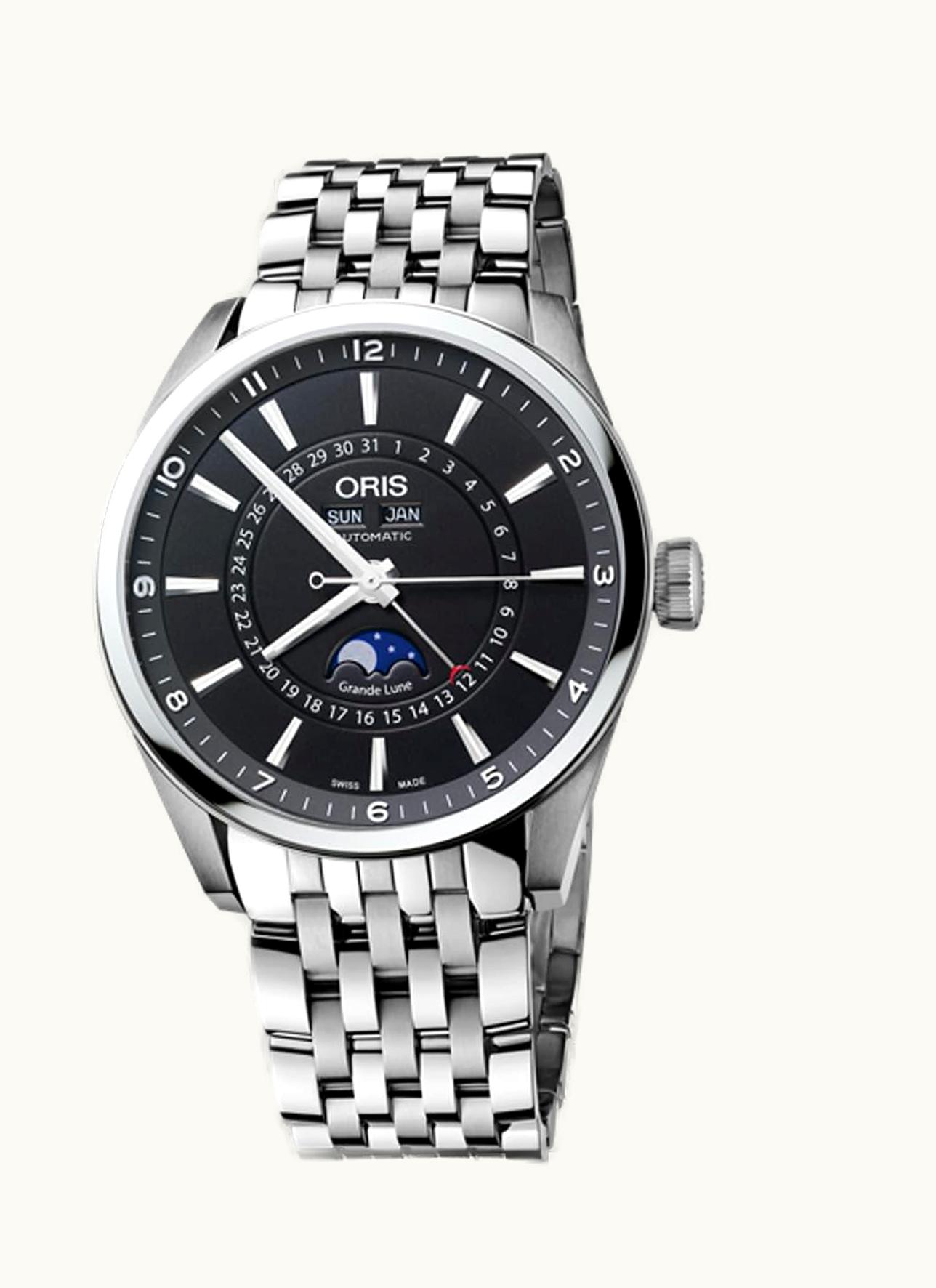 Oris Artix Complication Stainless Steel / Black / Bracelet