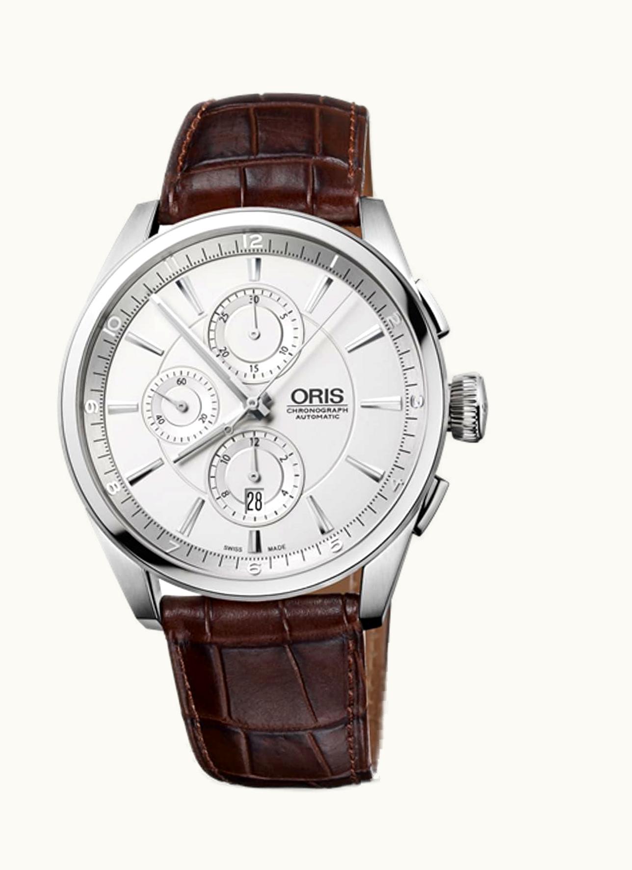 Oris Artix Chronograph Stainless Steel / Silver / Bracelet