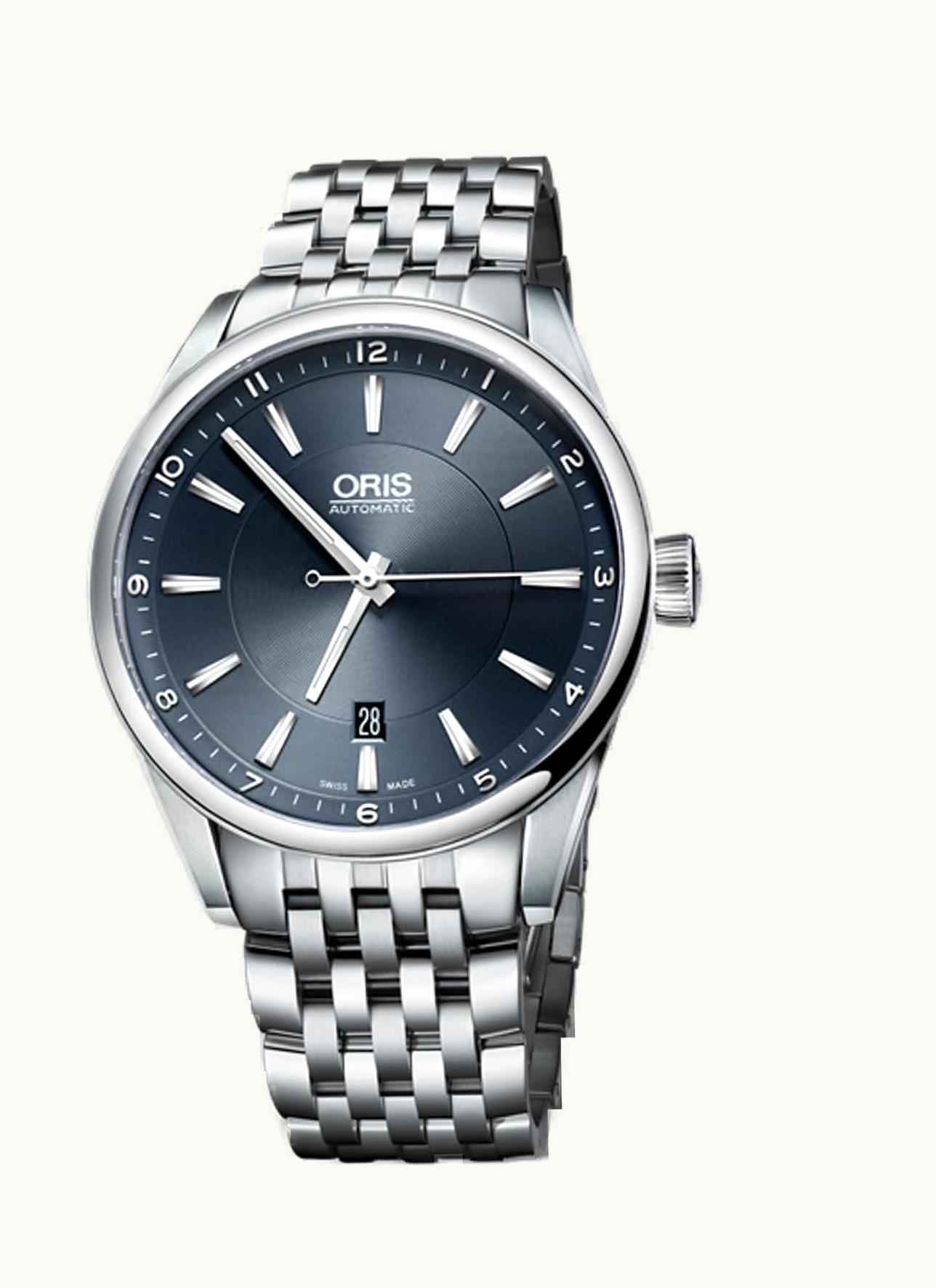 Oris Artix Date 42 Stainless Steel / Blue / Bracelet